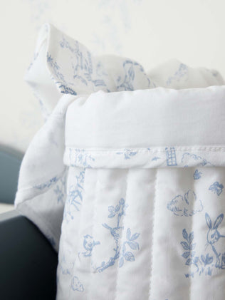 Toile de Jouy nspired pouch