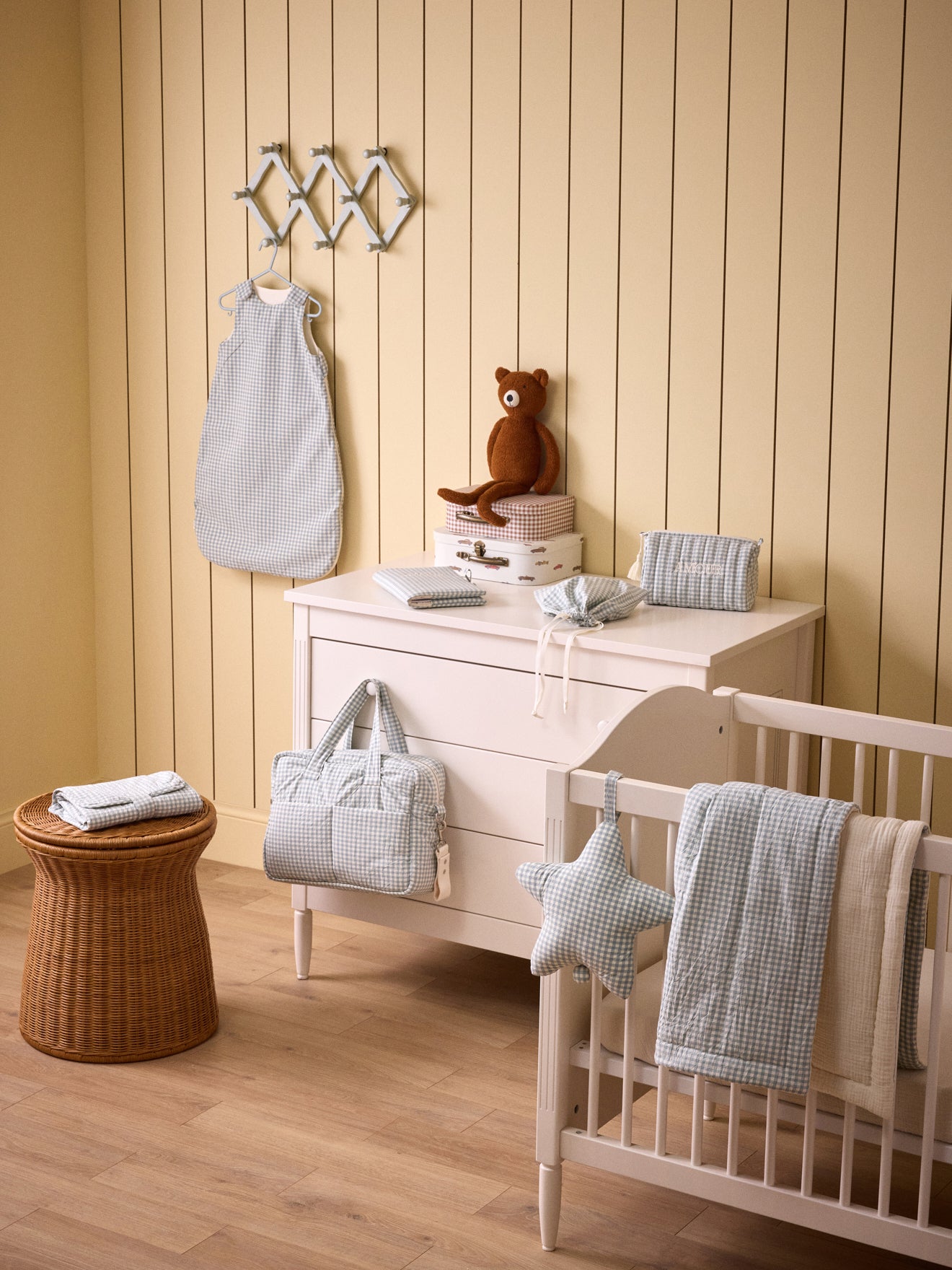 Small cotton gauze baby blanket