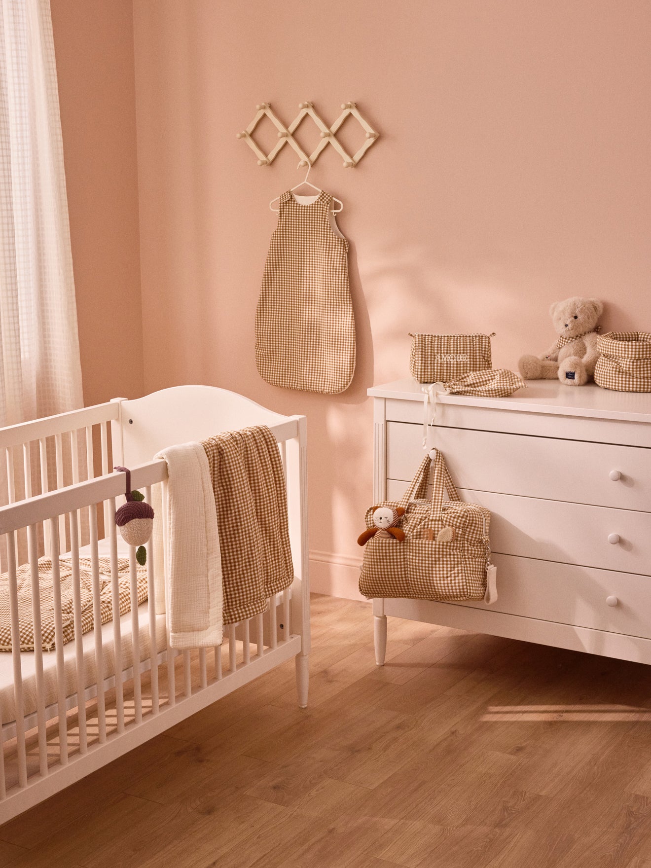 Small cotton gauze baby blanket