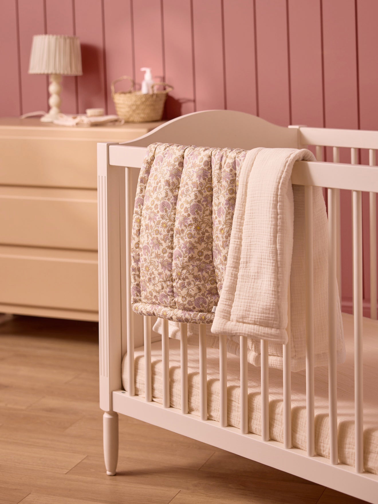 Small cotton gauze baby blanket