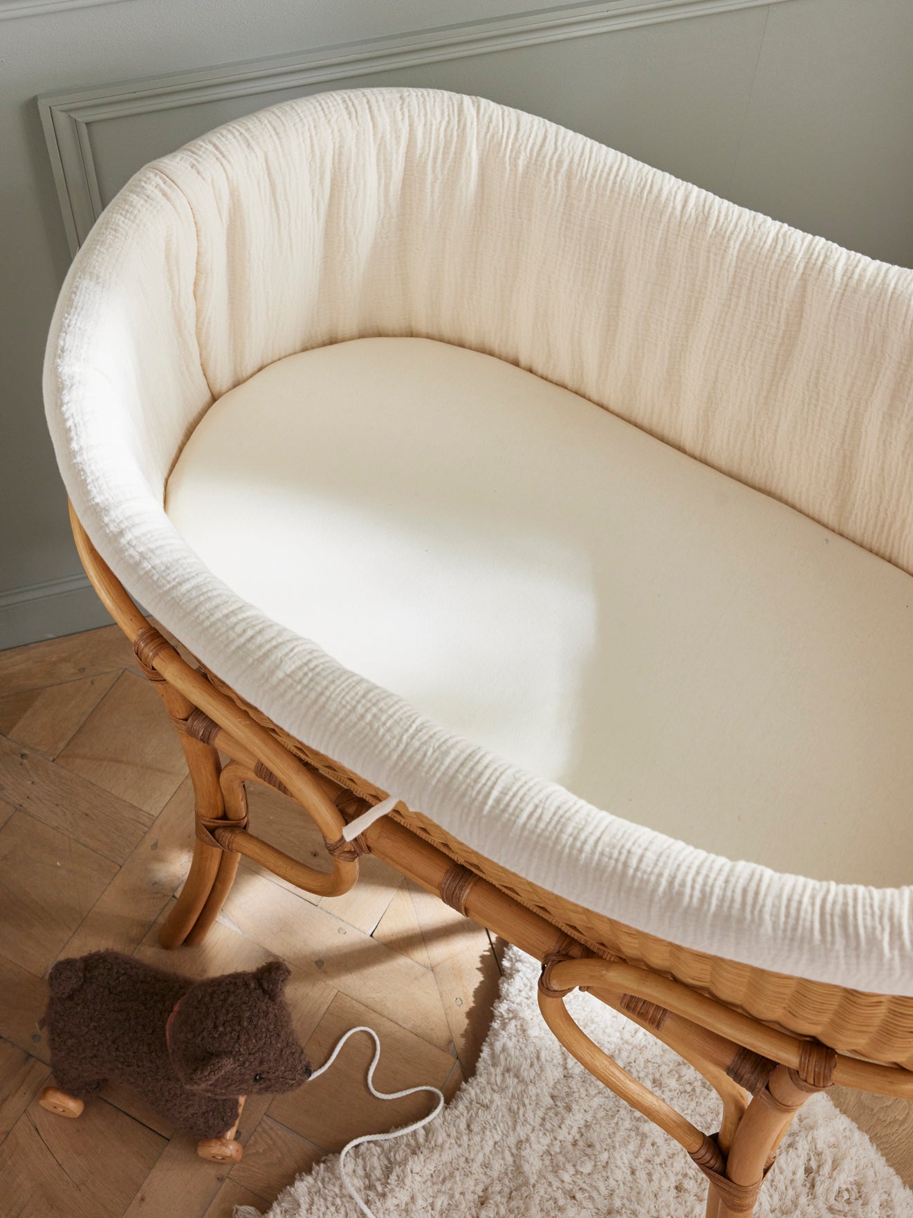 Organic cotton fitted sheet for Celeste crib