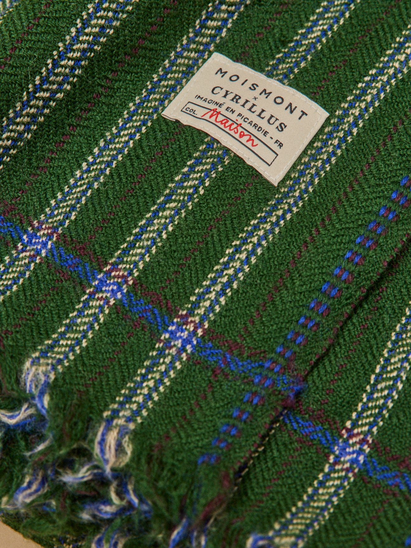 Wool  throw - Cyrillus x Moismont Collaboration