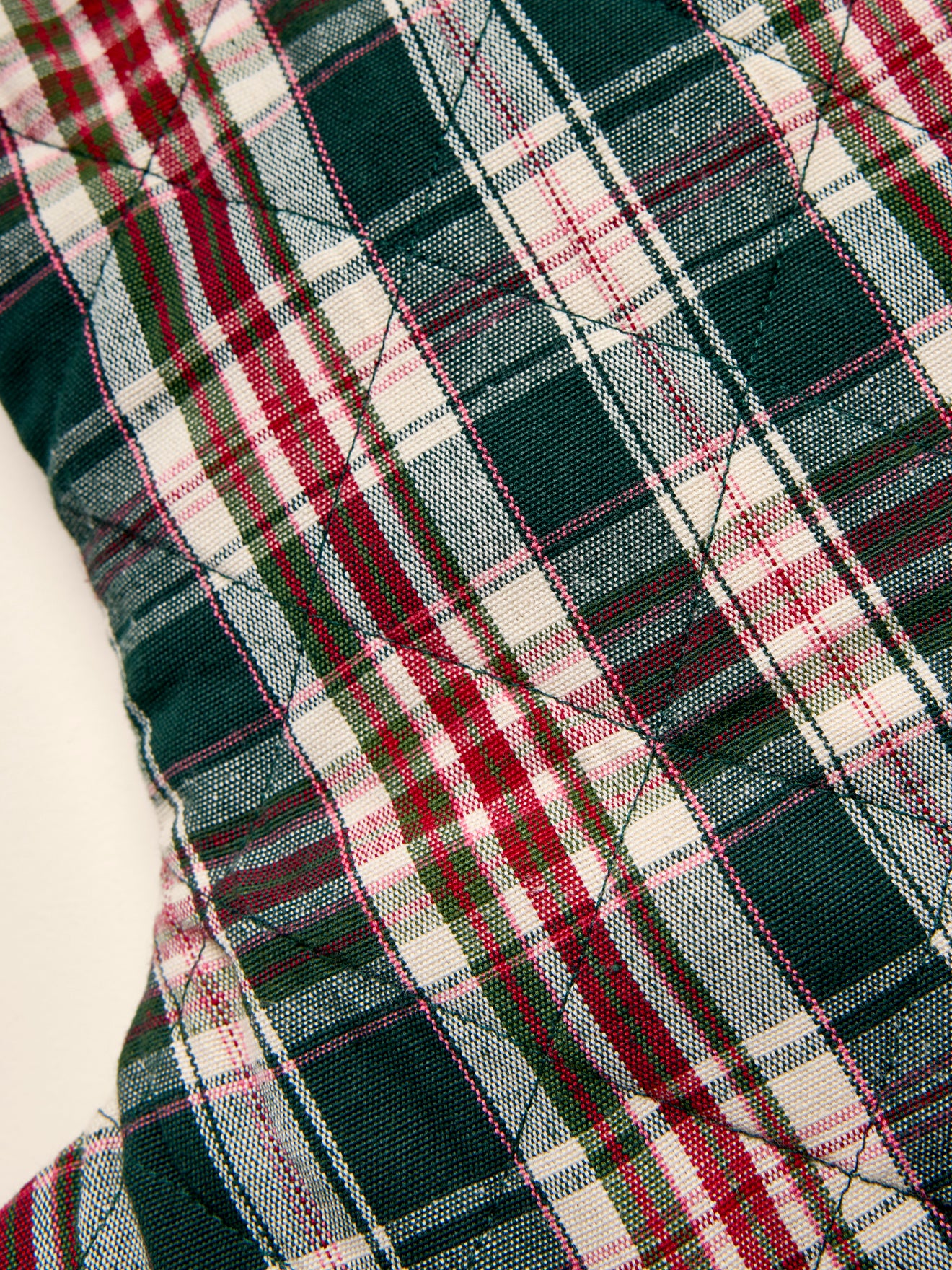 Chaussette de Noël en tartan - Collection Noël