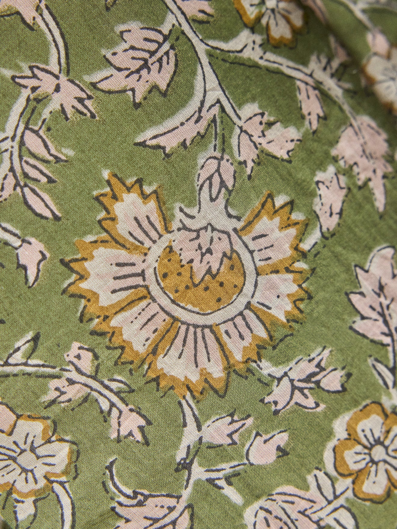 Reversible comforter made with Indian fabric and stripes