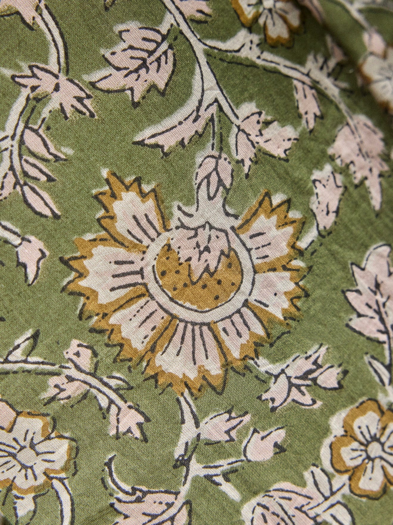 Reversible comforter made with Indian fabric and stripes