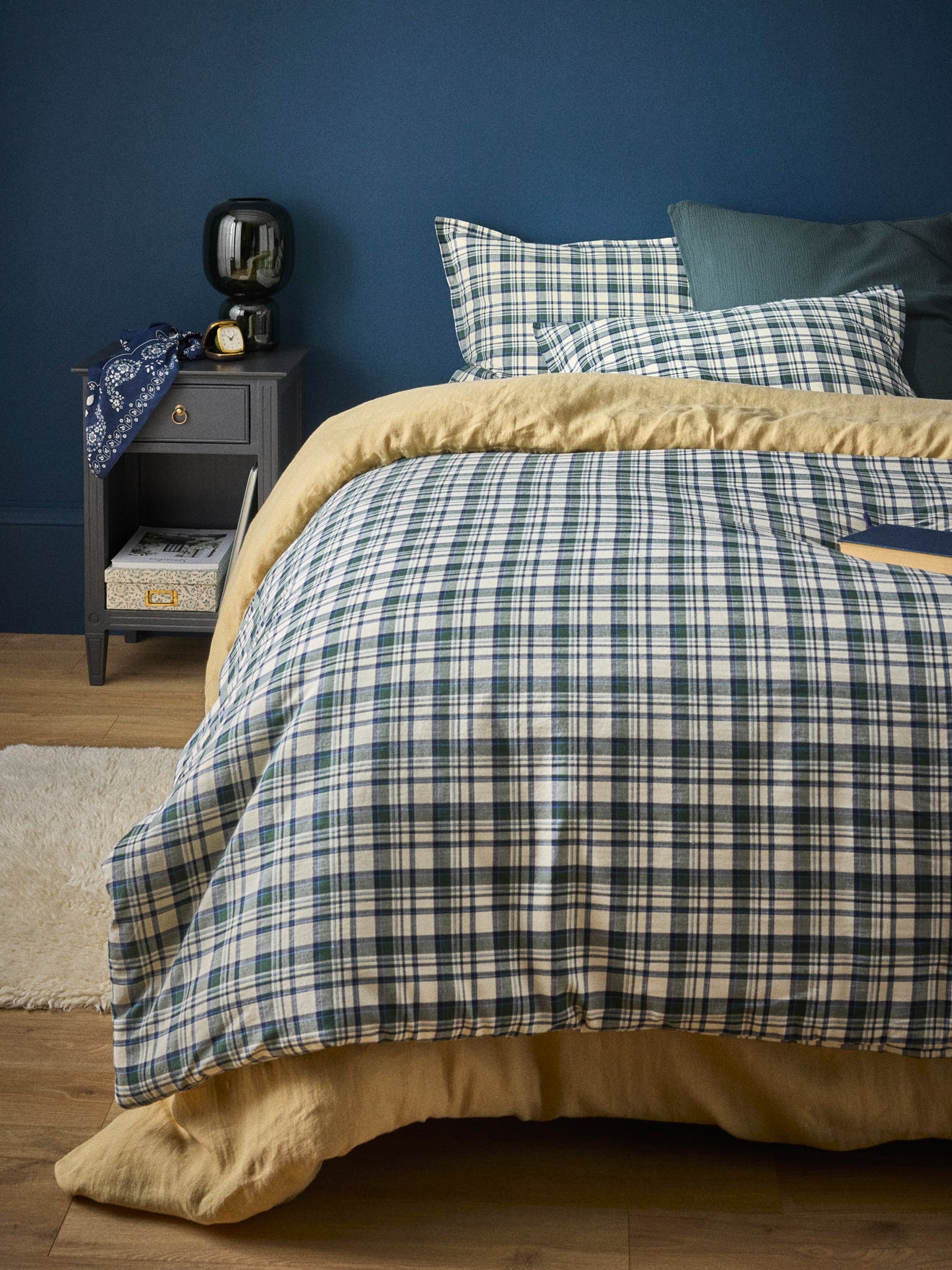 Andrea check comforter