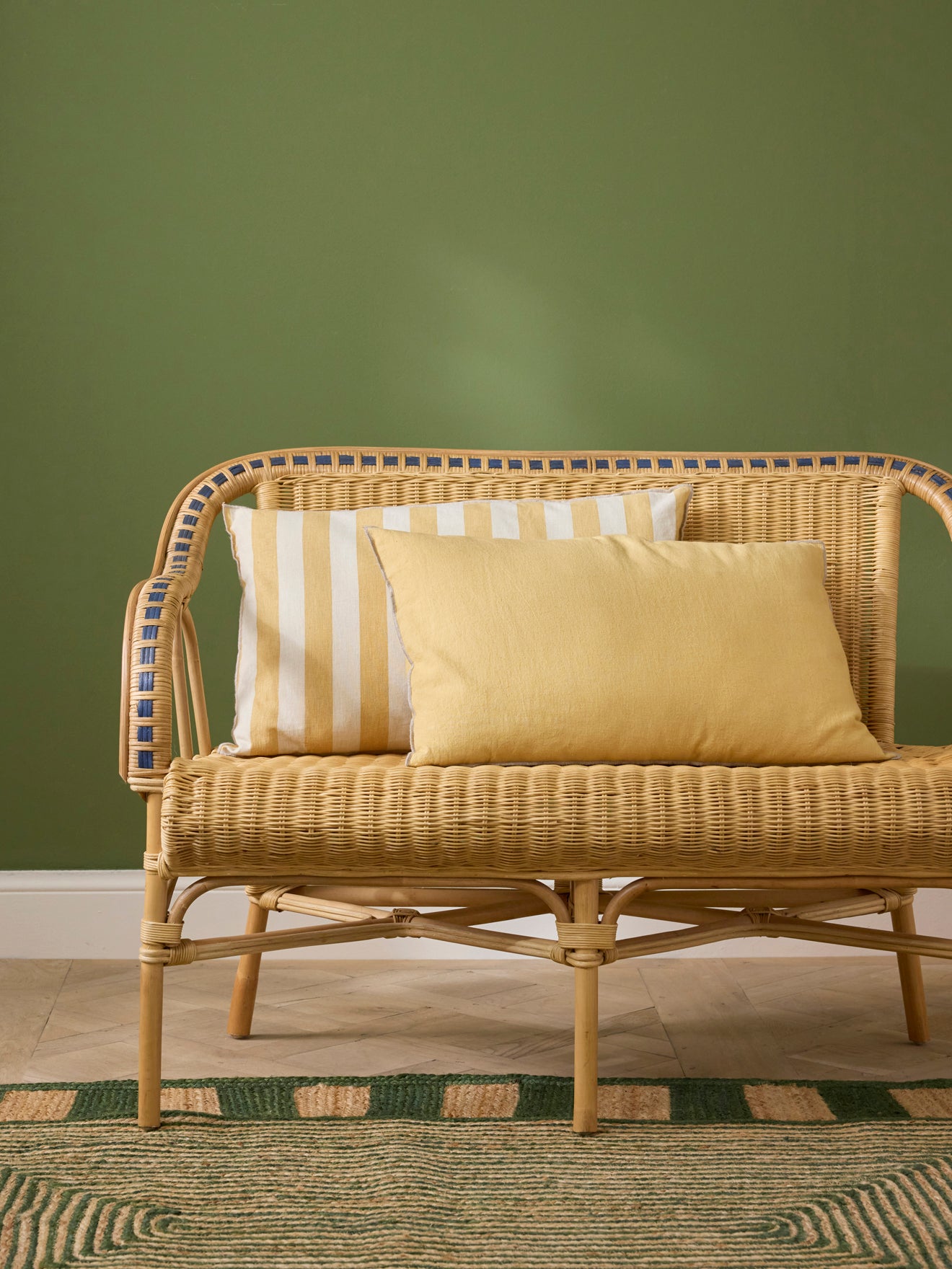 Solid cotton/linen cushion cover