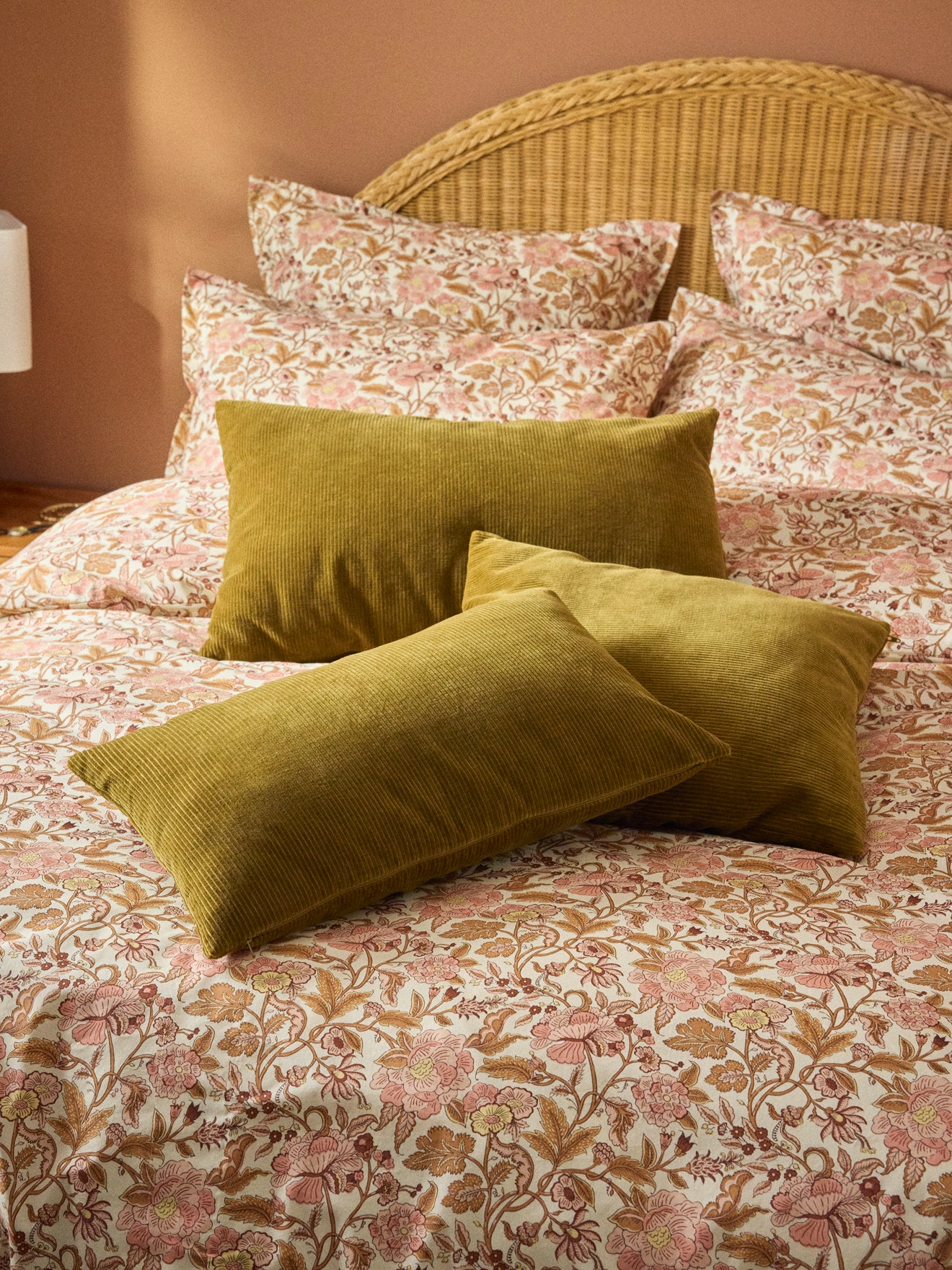 Corduroy cushion cover