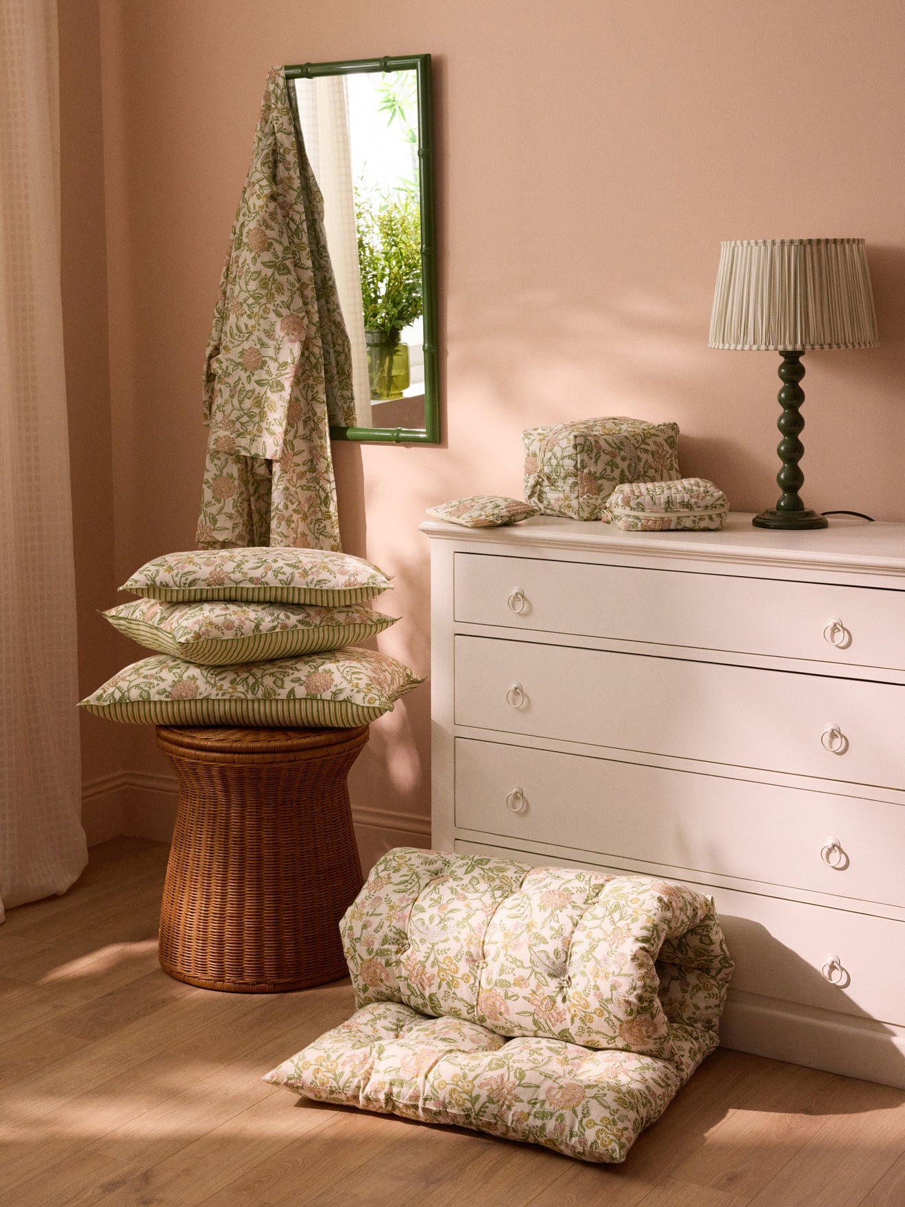 Indian-print cushion cover