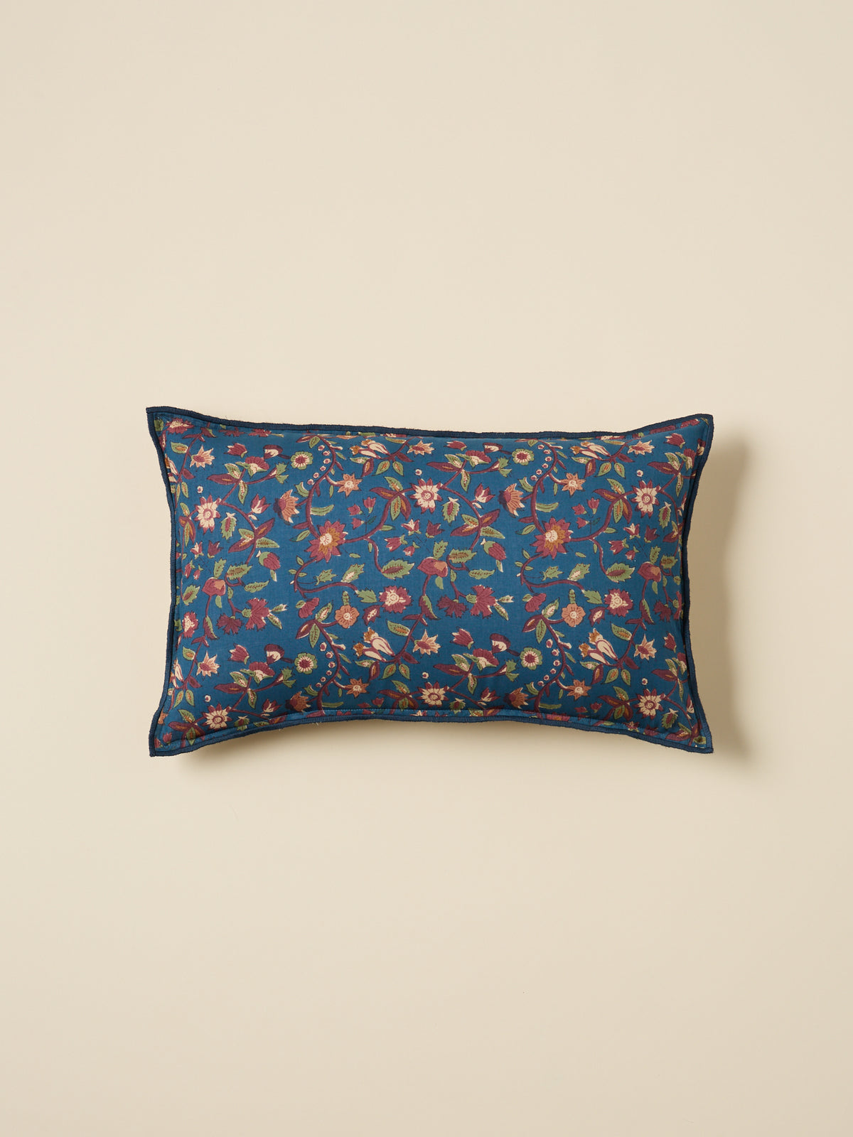 Indian print cushion cover