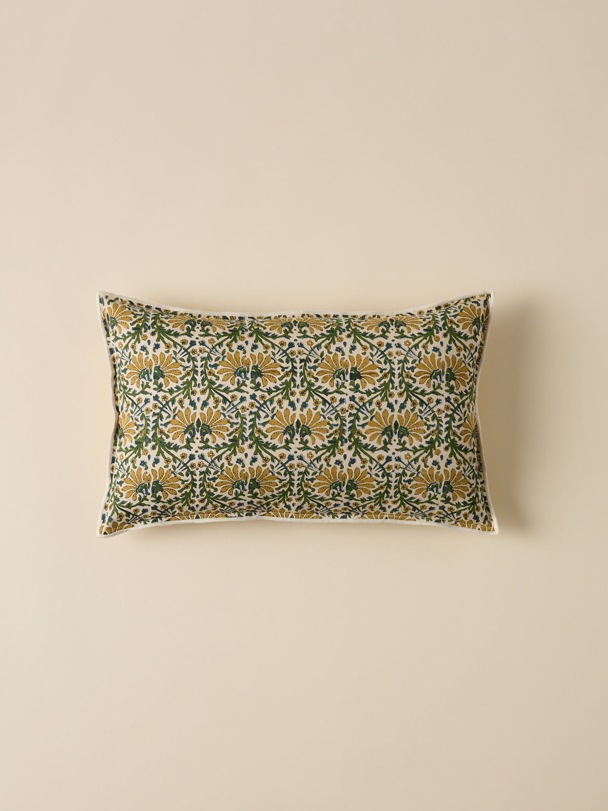Indian print cushion cover