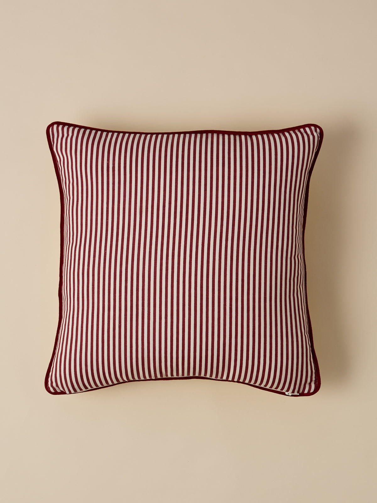Housse de coussin esprit toile de Jouy