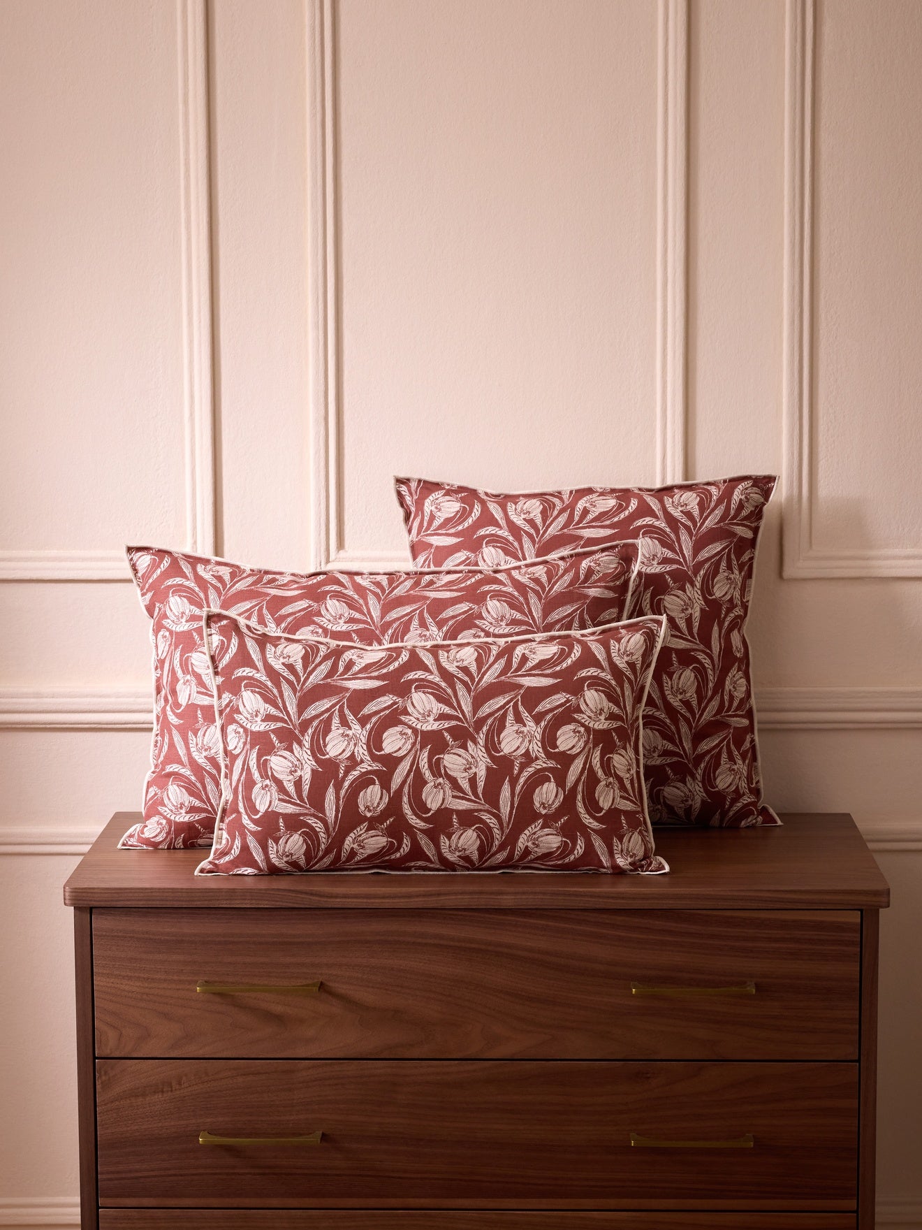 Housse de coussin imprimée "Lucie"