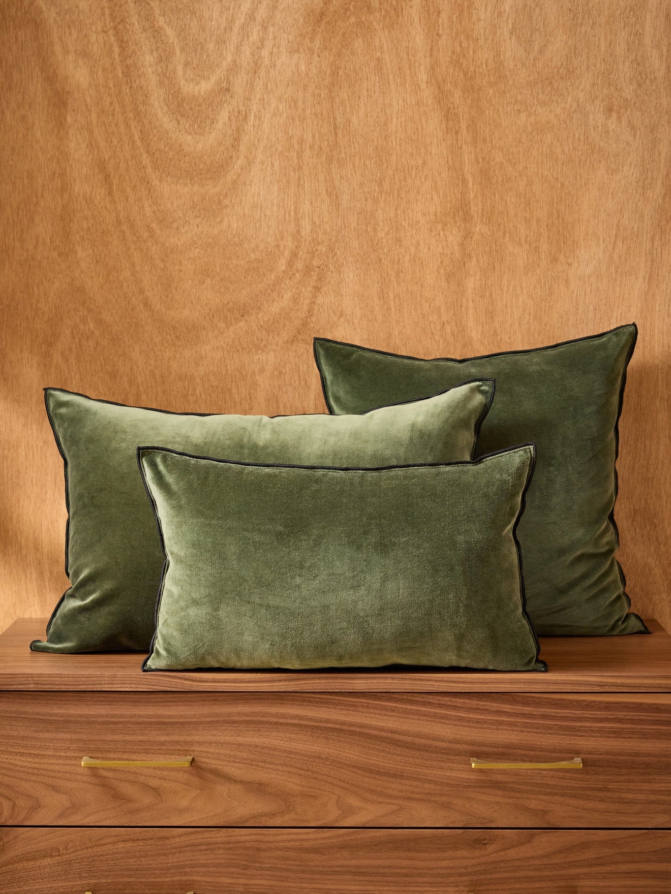 Housse de coussin en velours