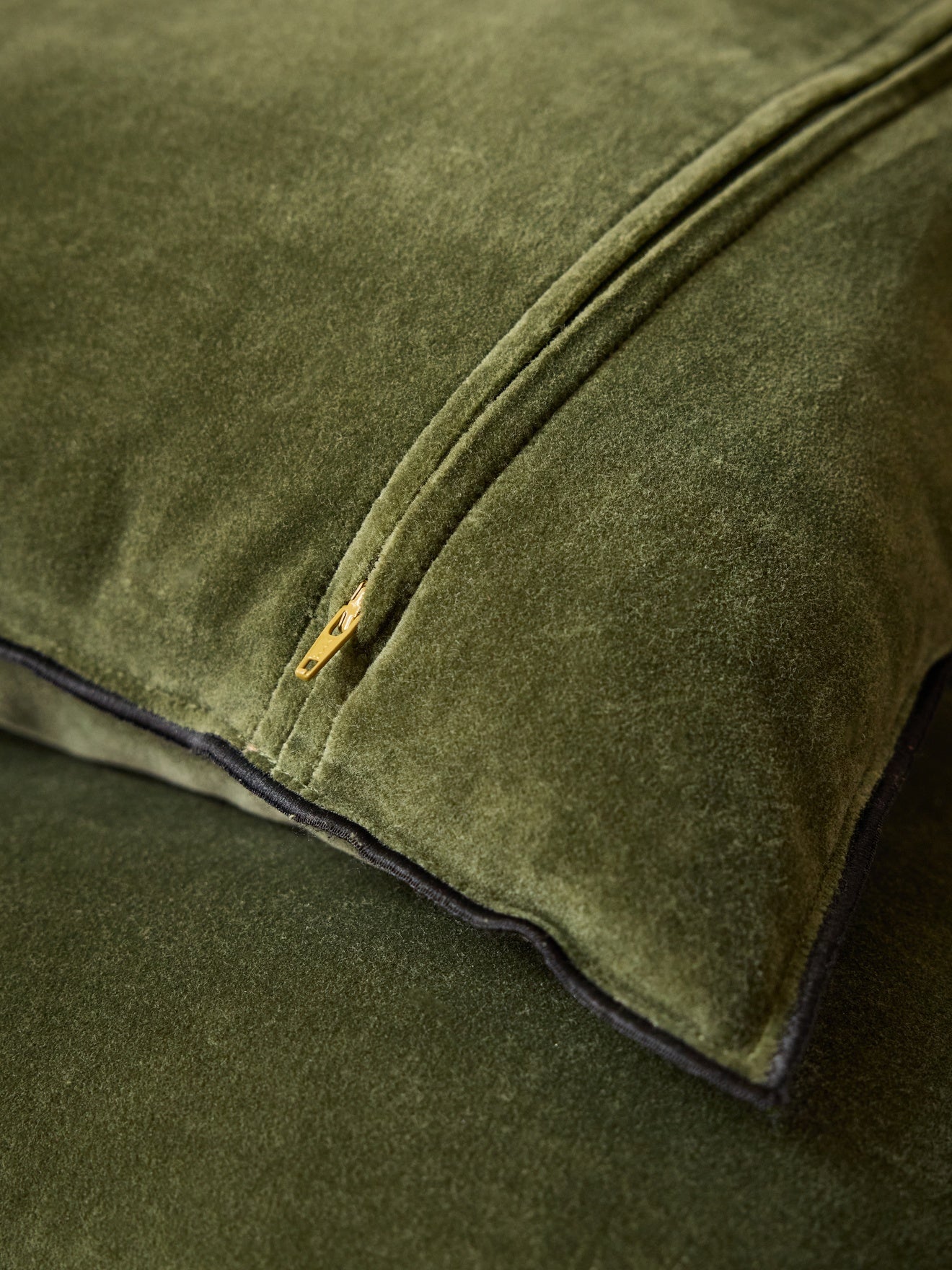 Housse de coussin en velours
