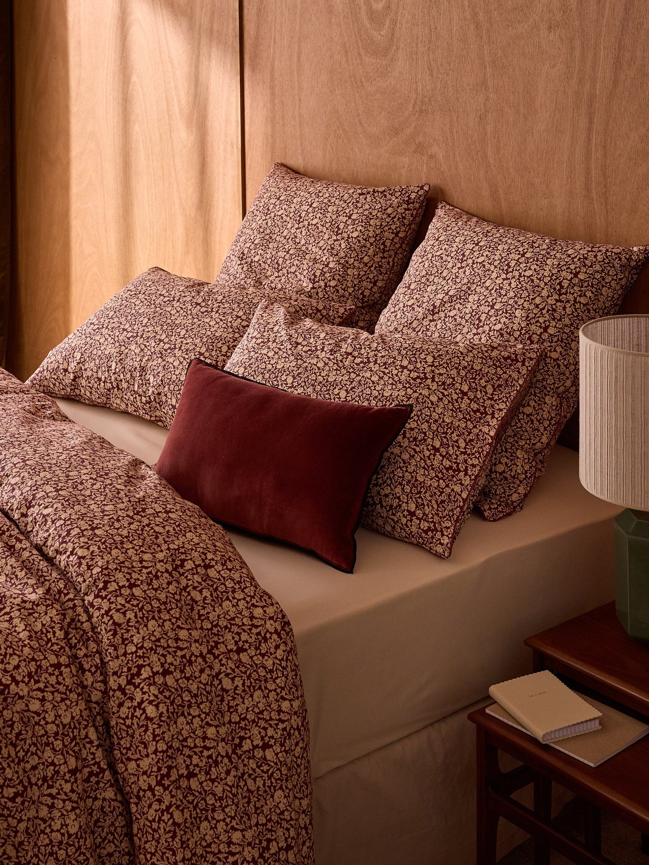 Housse de coussin en velours