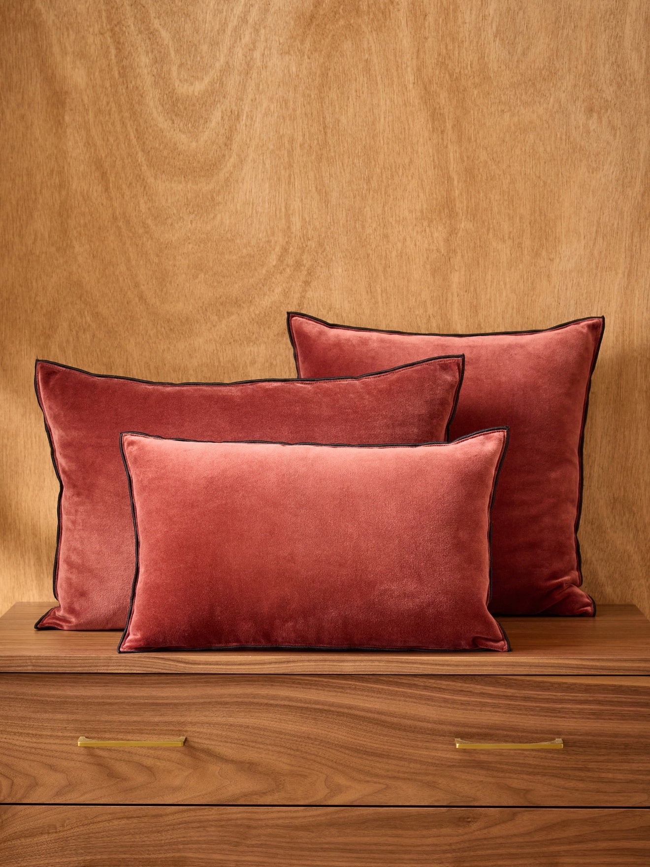 Housse de coussin en velours