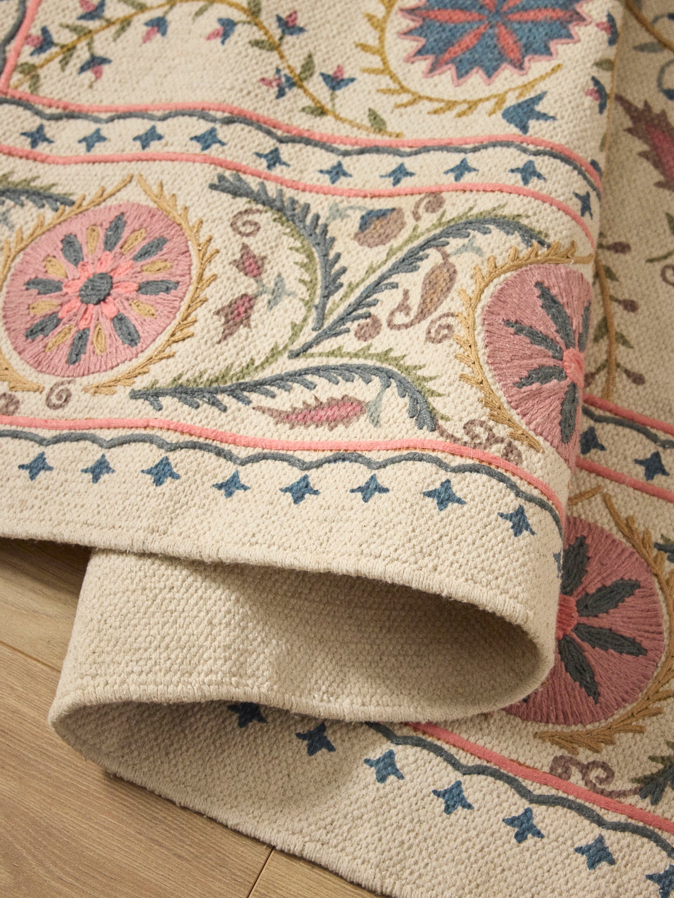 Flore cotton rug