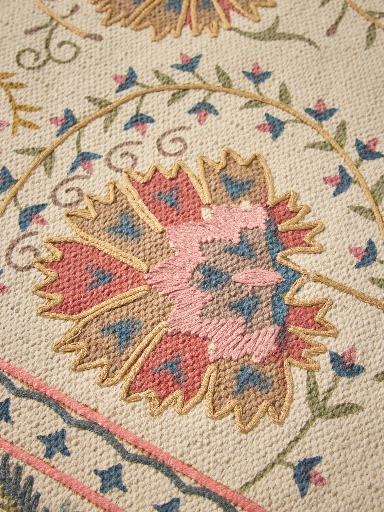 Flore cotton rug
