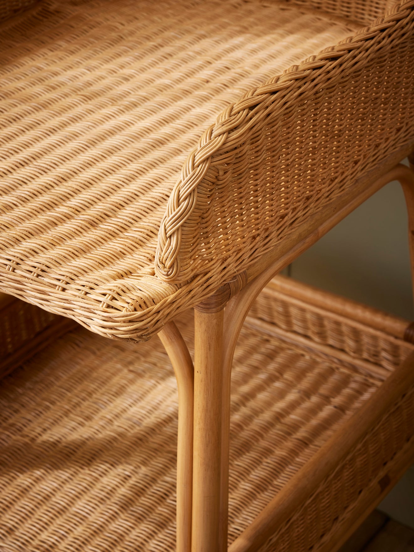 Table à langer en rotin Céleste