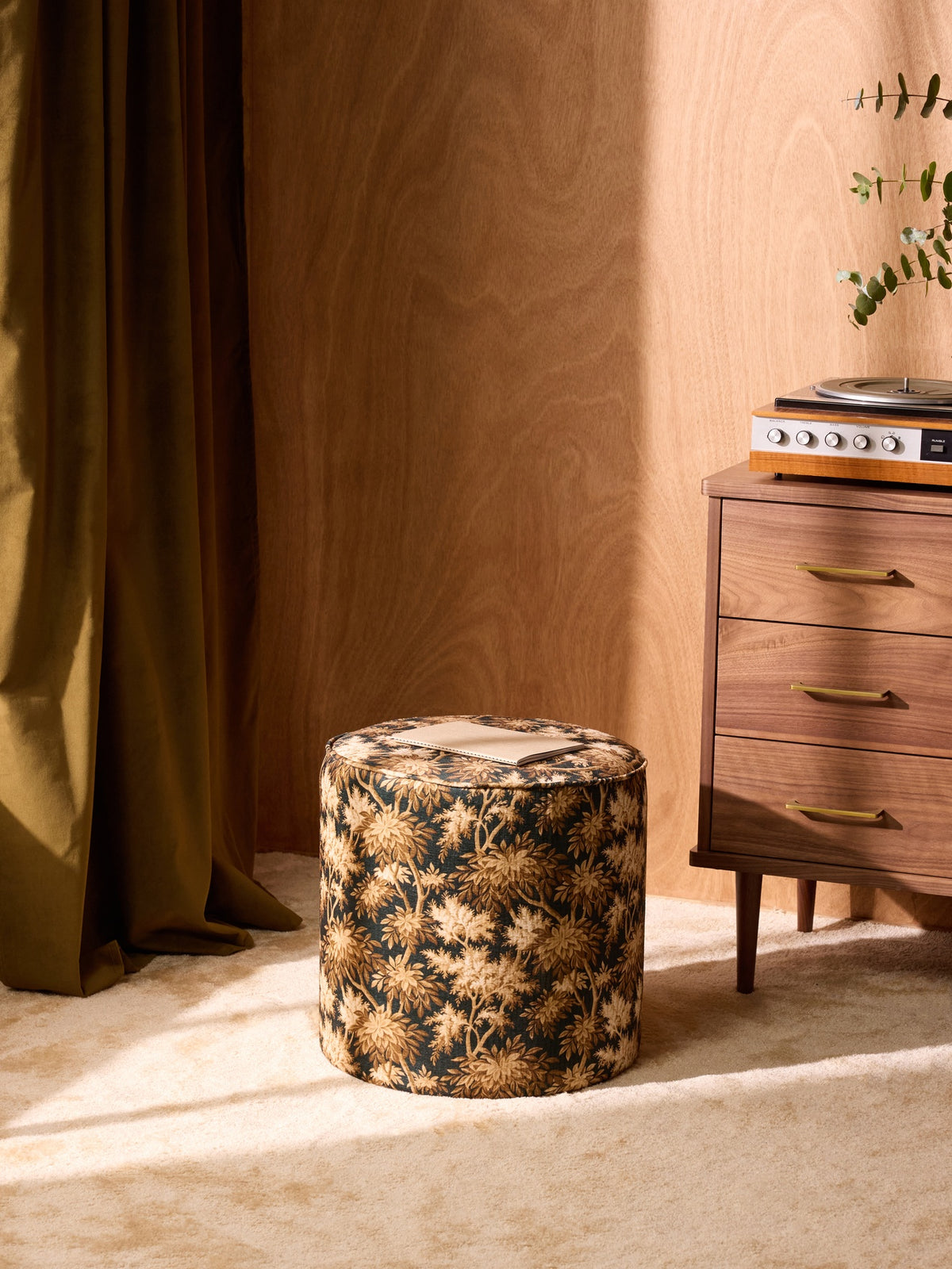 Anne upholstered footstool