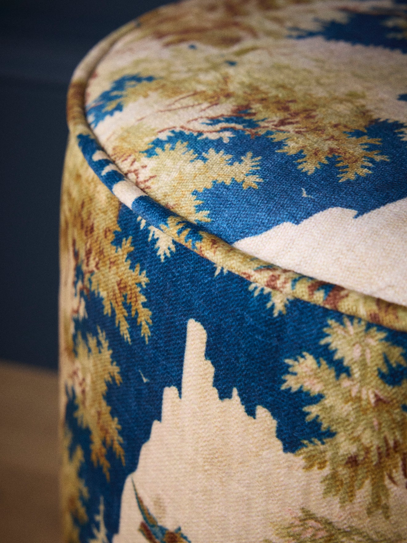 Anne upholstered footstool
