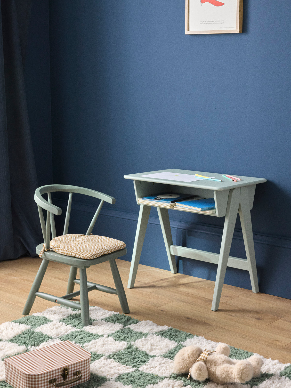 William wooden child's chair