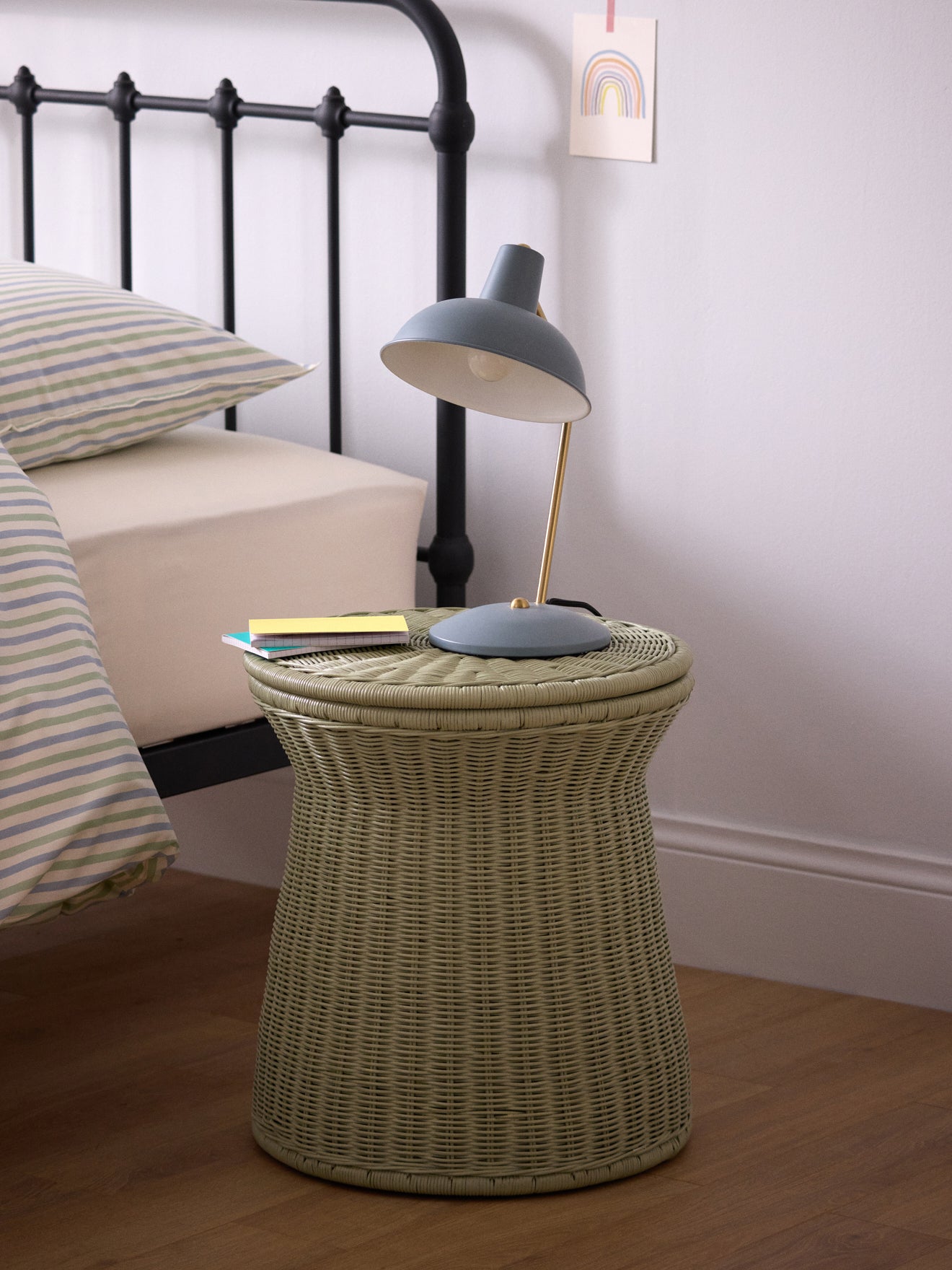 Emile wicker stool - Cyrillus COM