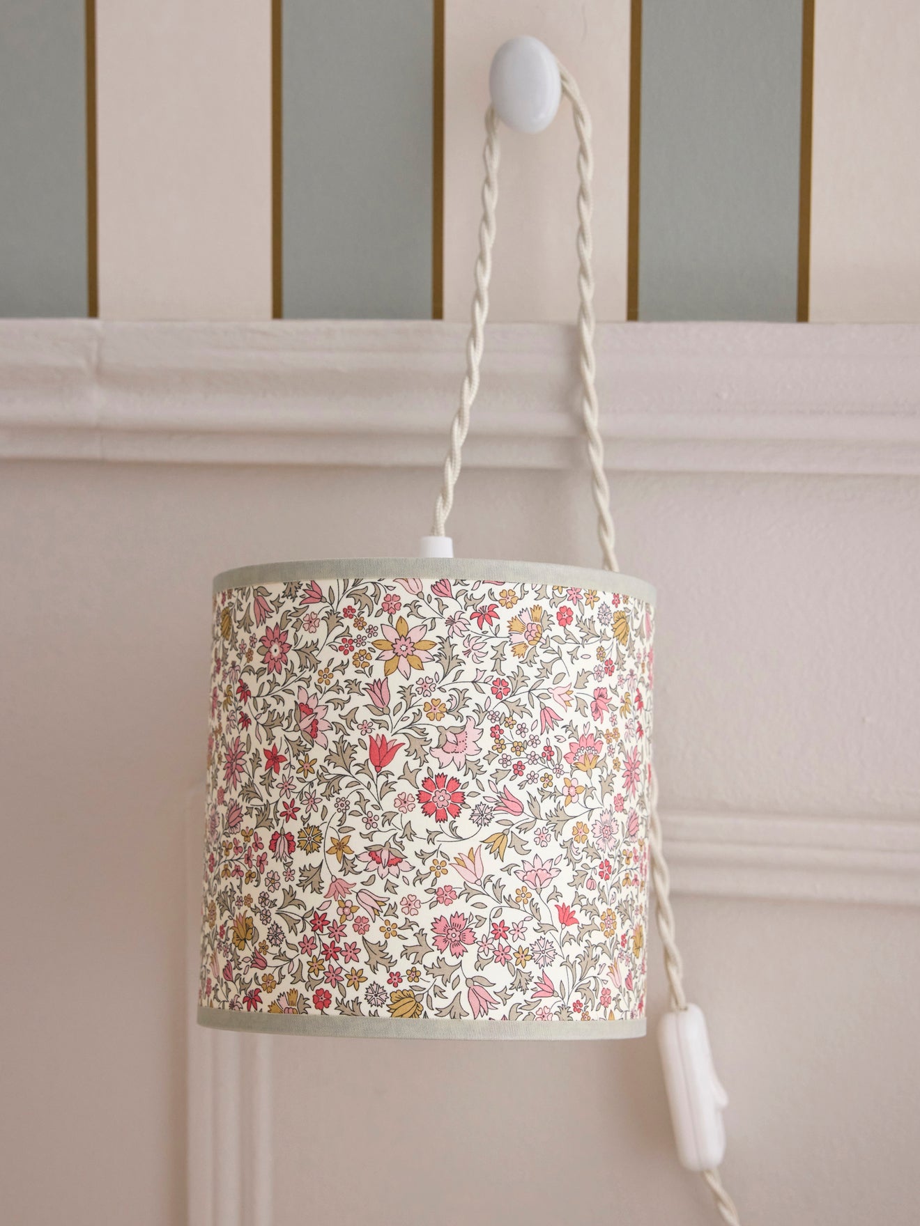 Fabric Liberty picnic lamp