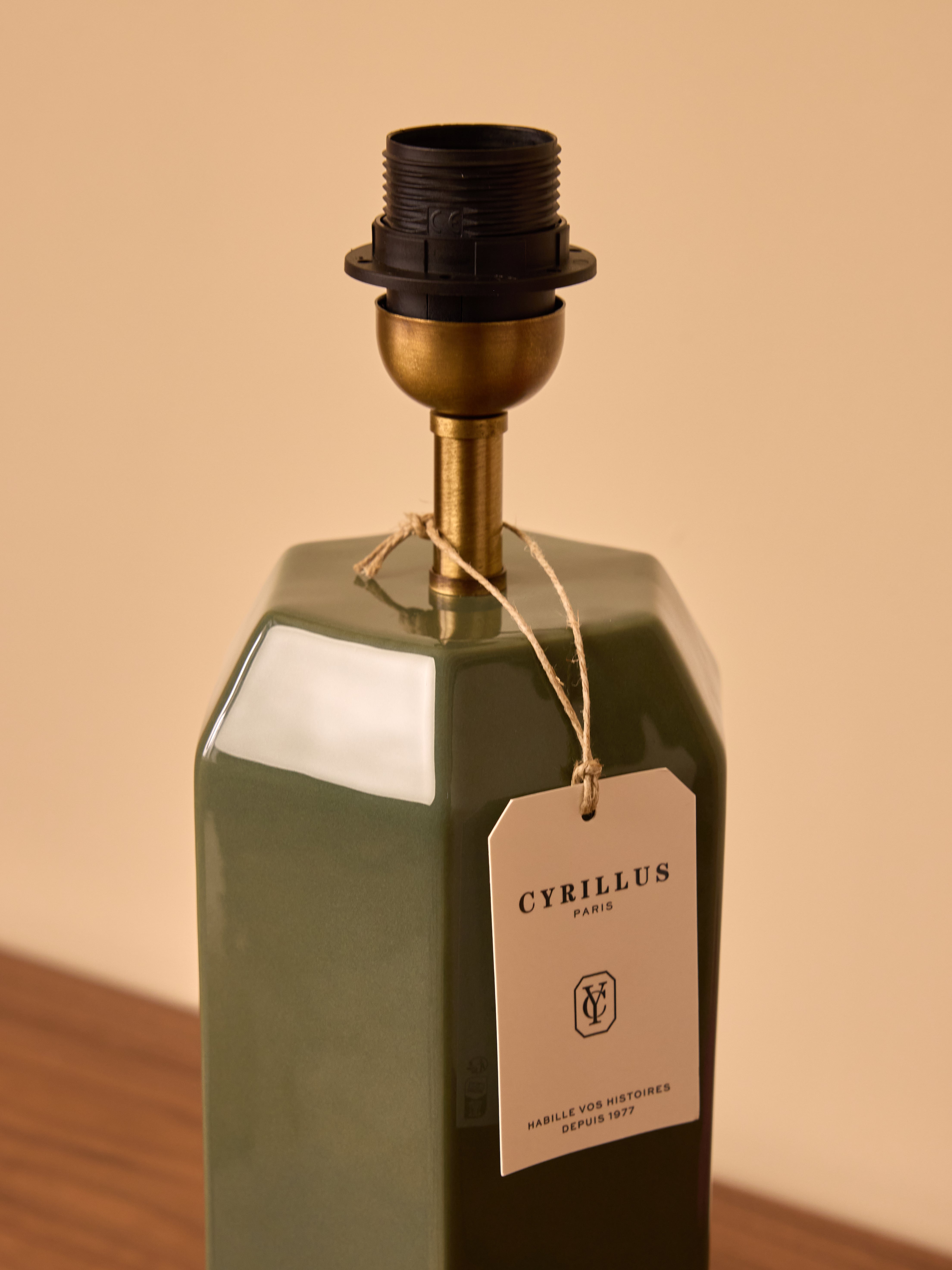 Pied de lampe en céramique - Grand modèle Victoire