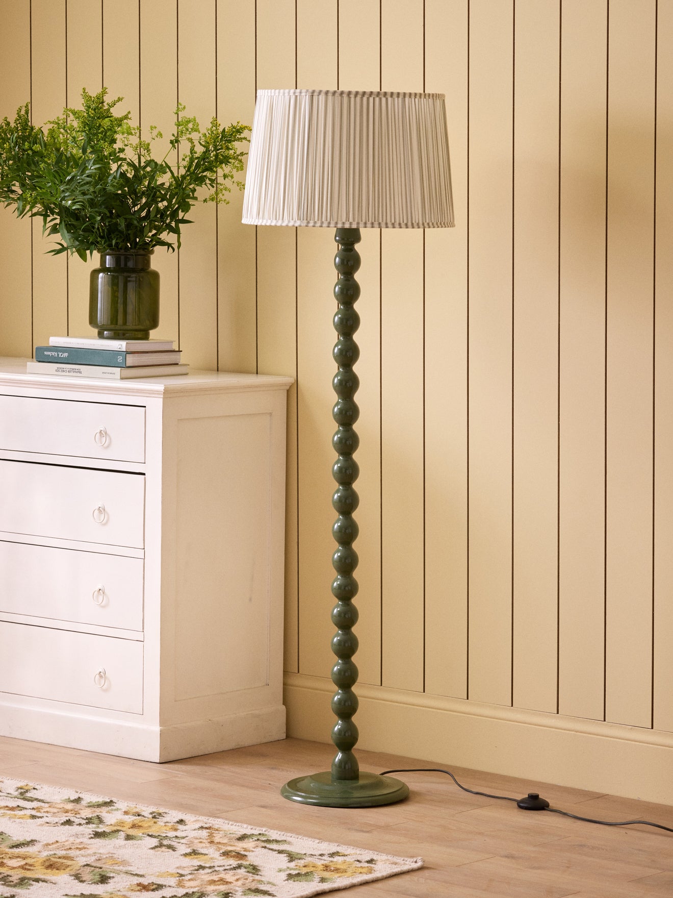 Large Bertille wooden lamp base