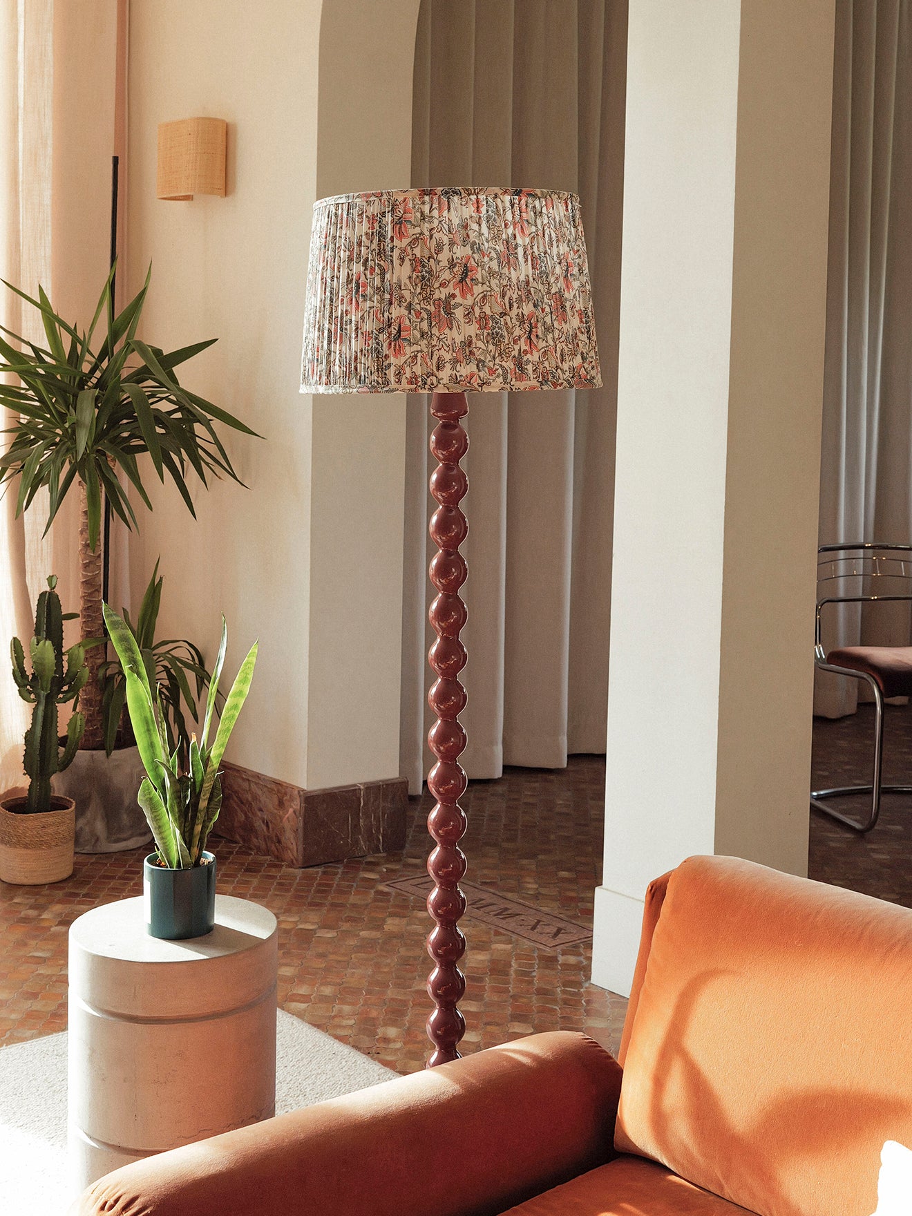 Large Bertille wooden lamp base