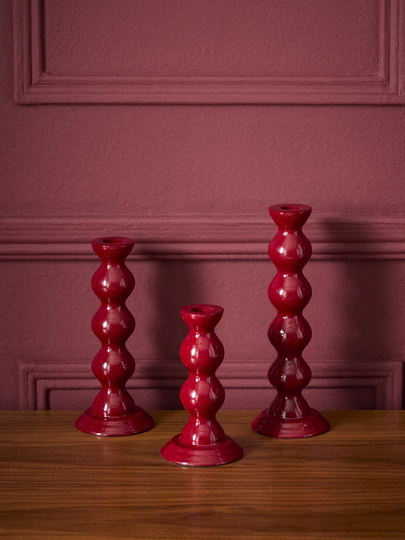 Bougeoir boules Emma - grand modèle