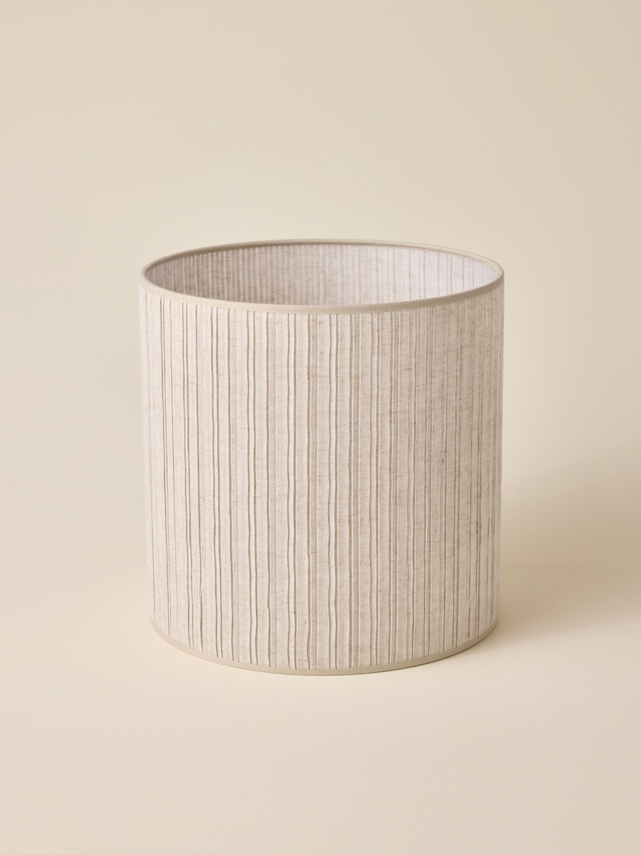 Pleated linen lampshade - small
