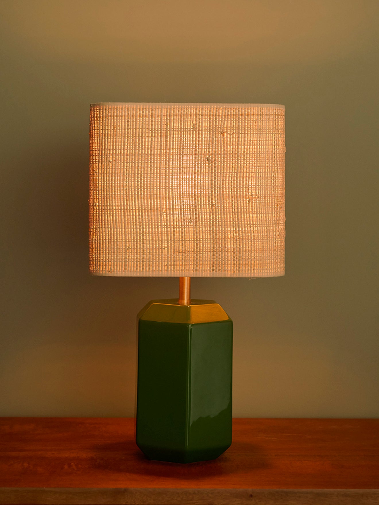 Abat-jour en raphia - petit modèle Victoire