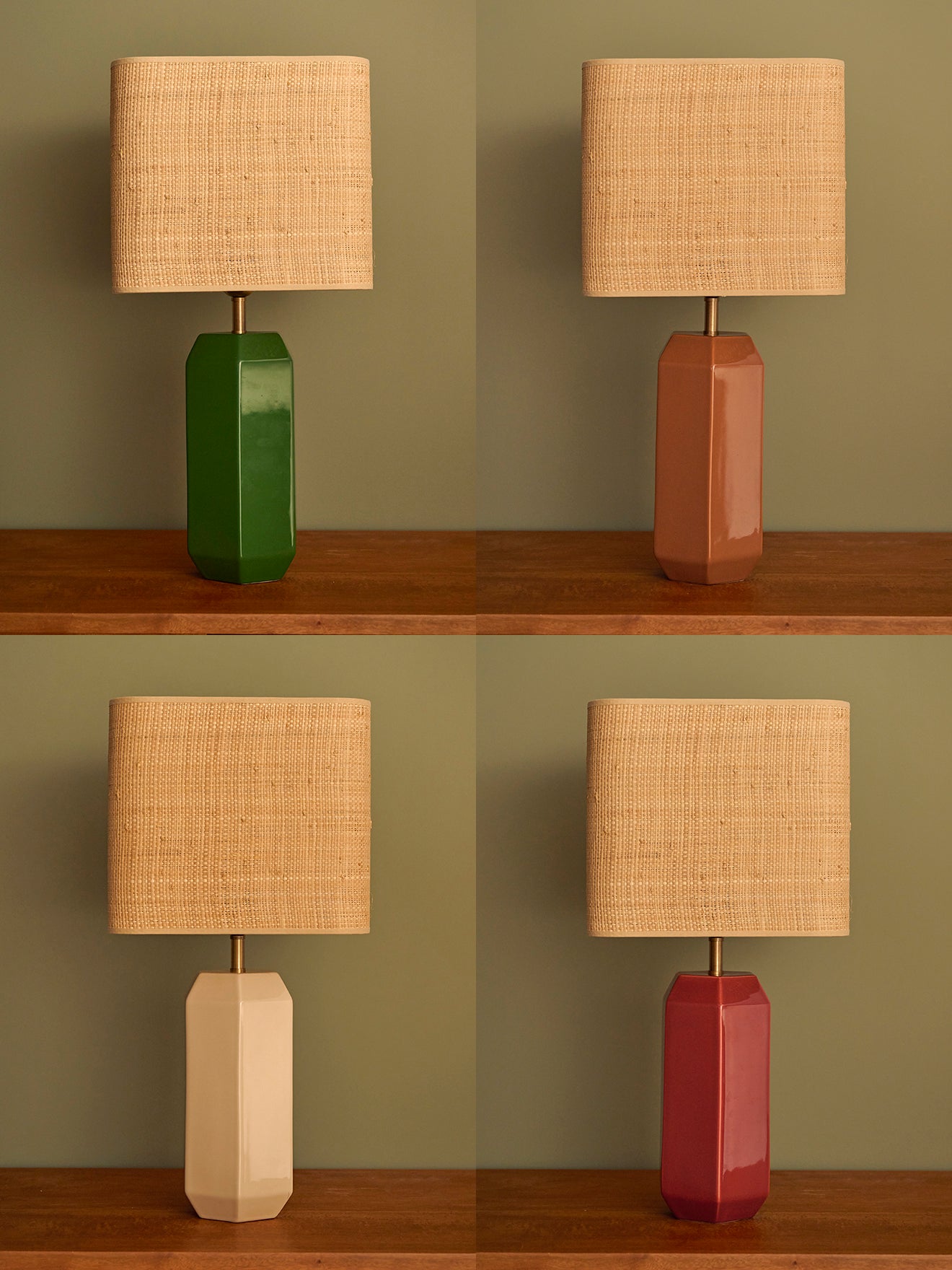 Large raffia lampshade