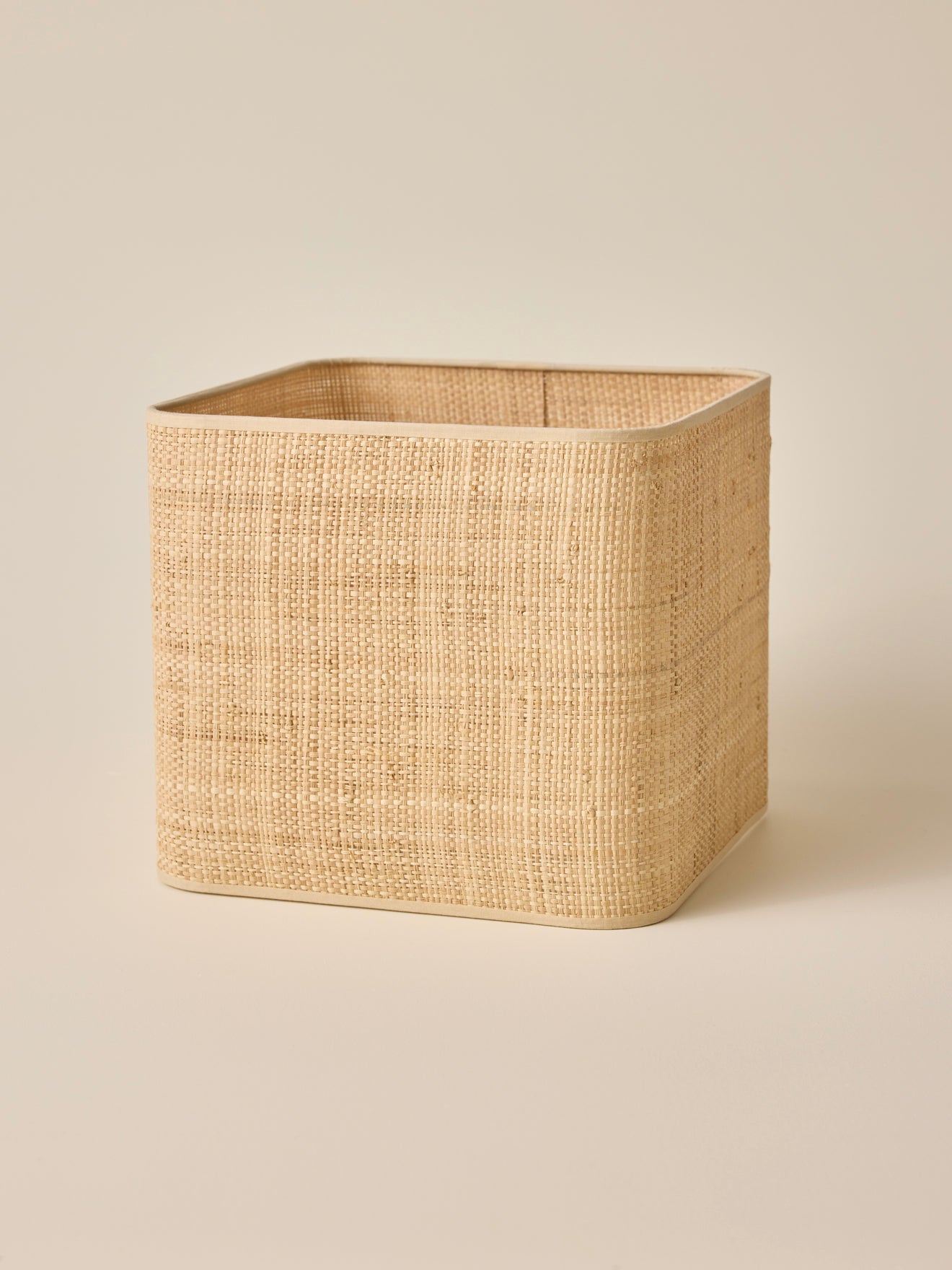 Large raffia lampshade