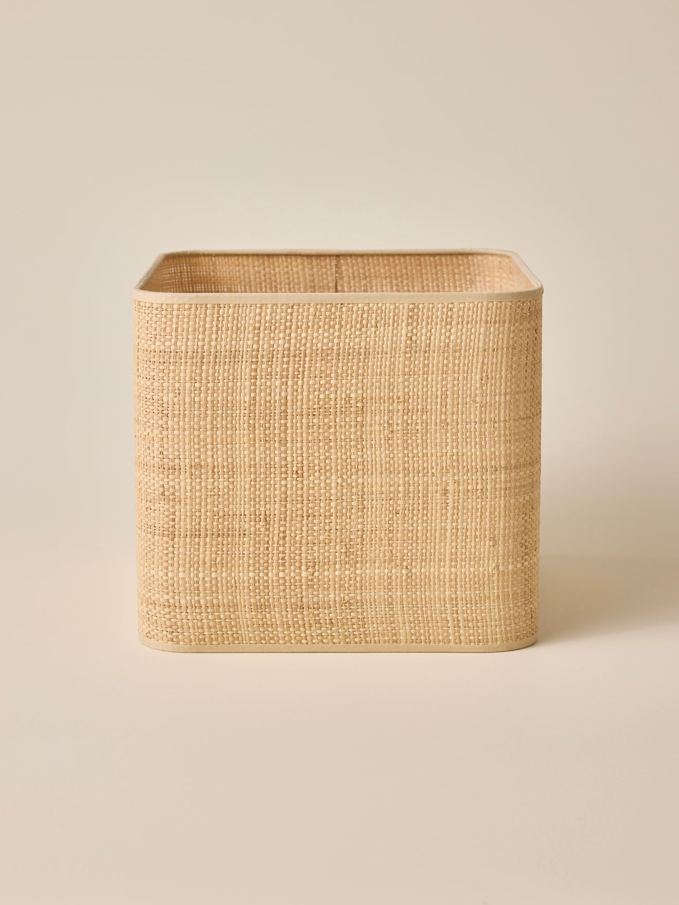 Large raffia lampshade