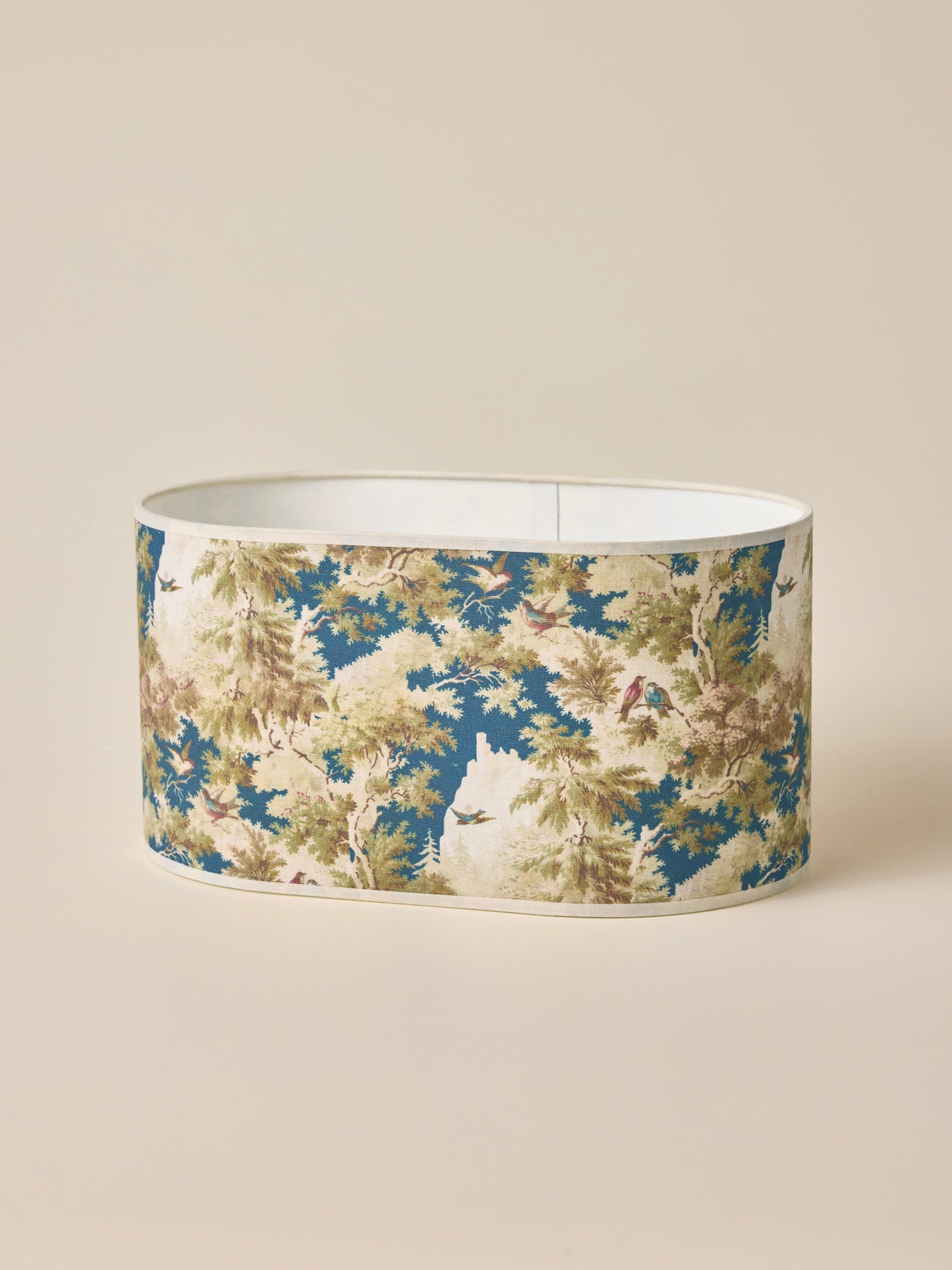Oval floral-print lampshade - Small