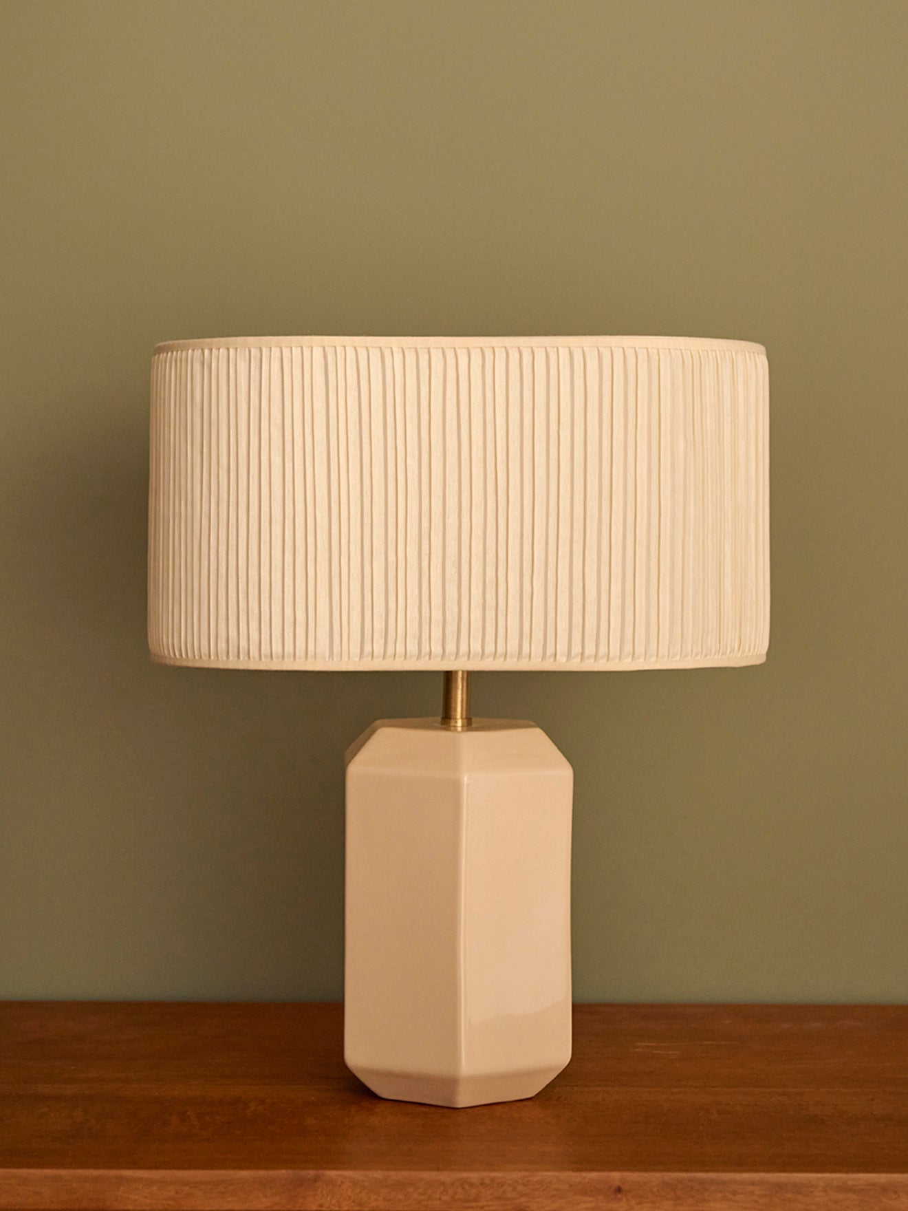 Oval pleated lampshade - Small