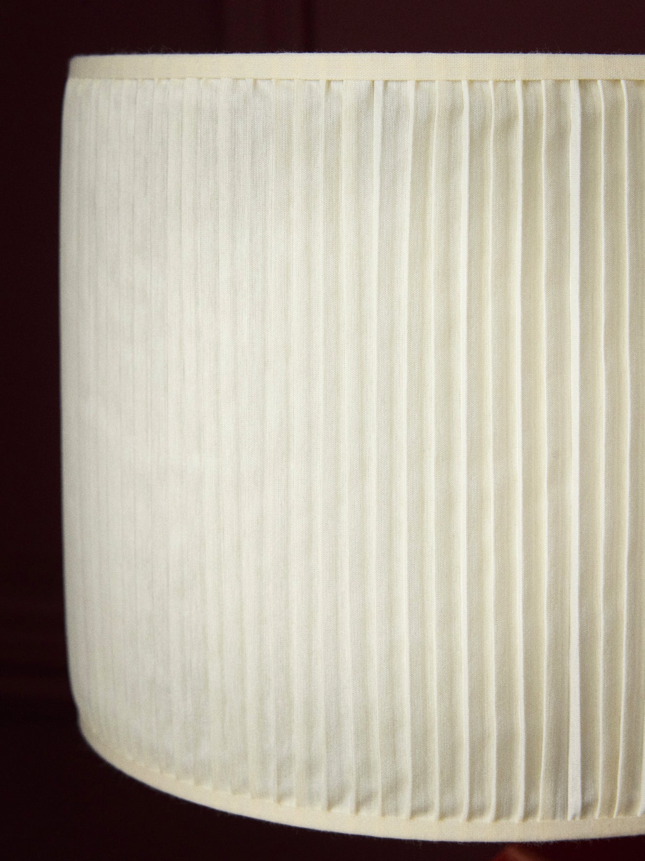 Oval pleated lampshade - Small