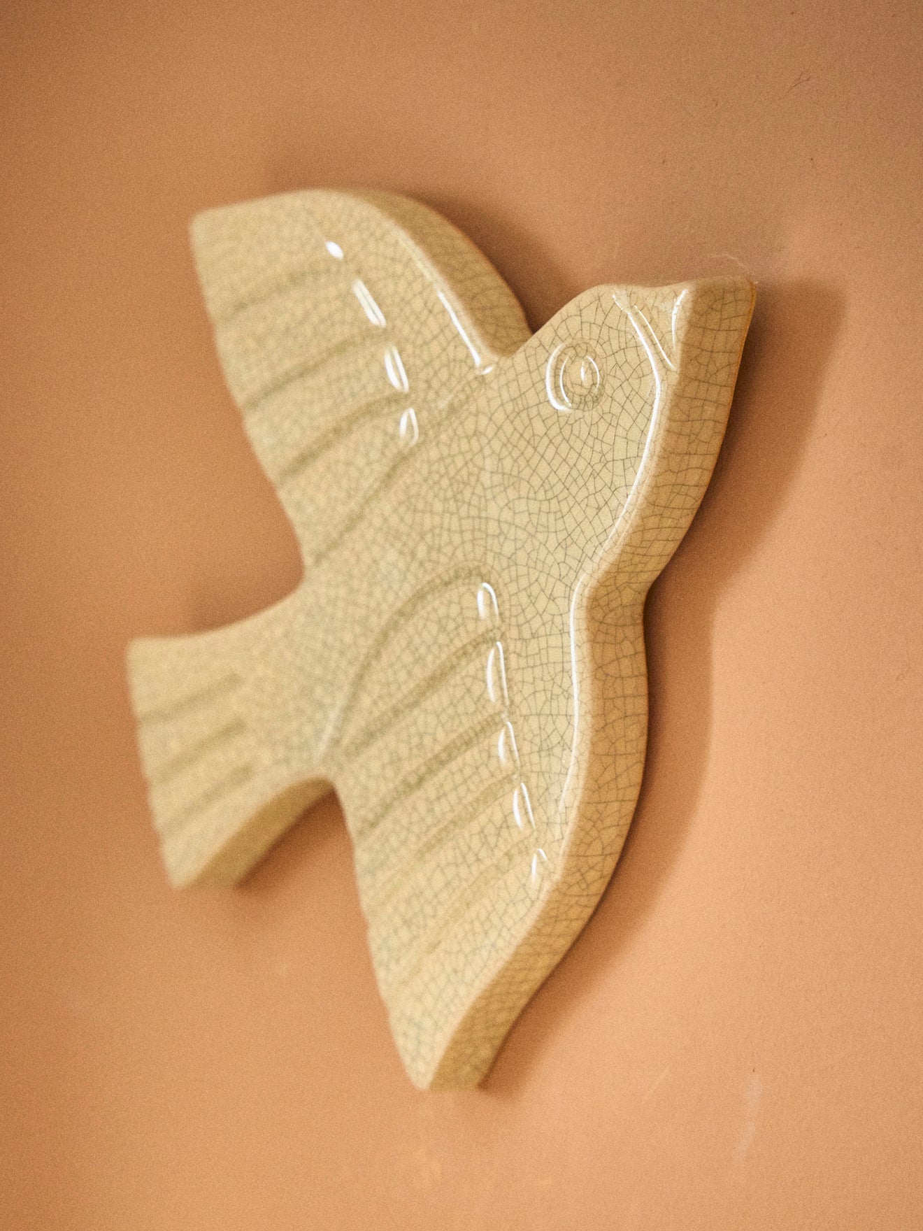 Set of 3 ceramic birds