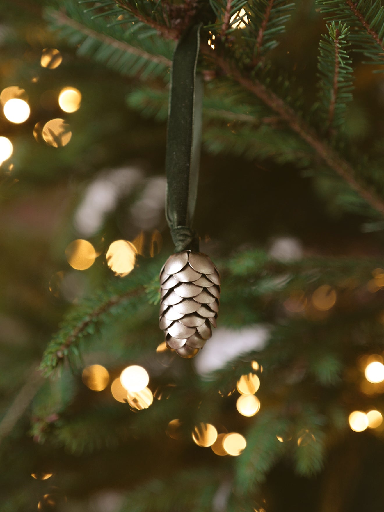 Pomme de pin à suspendre par lot de 3