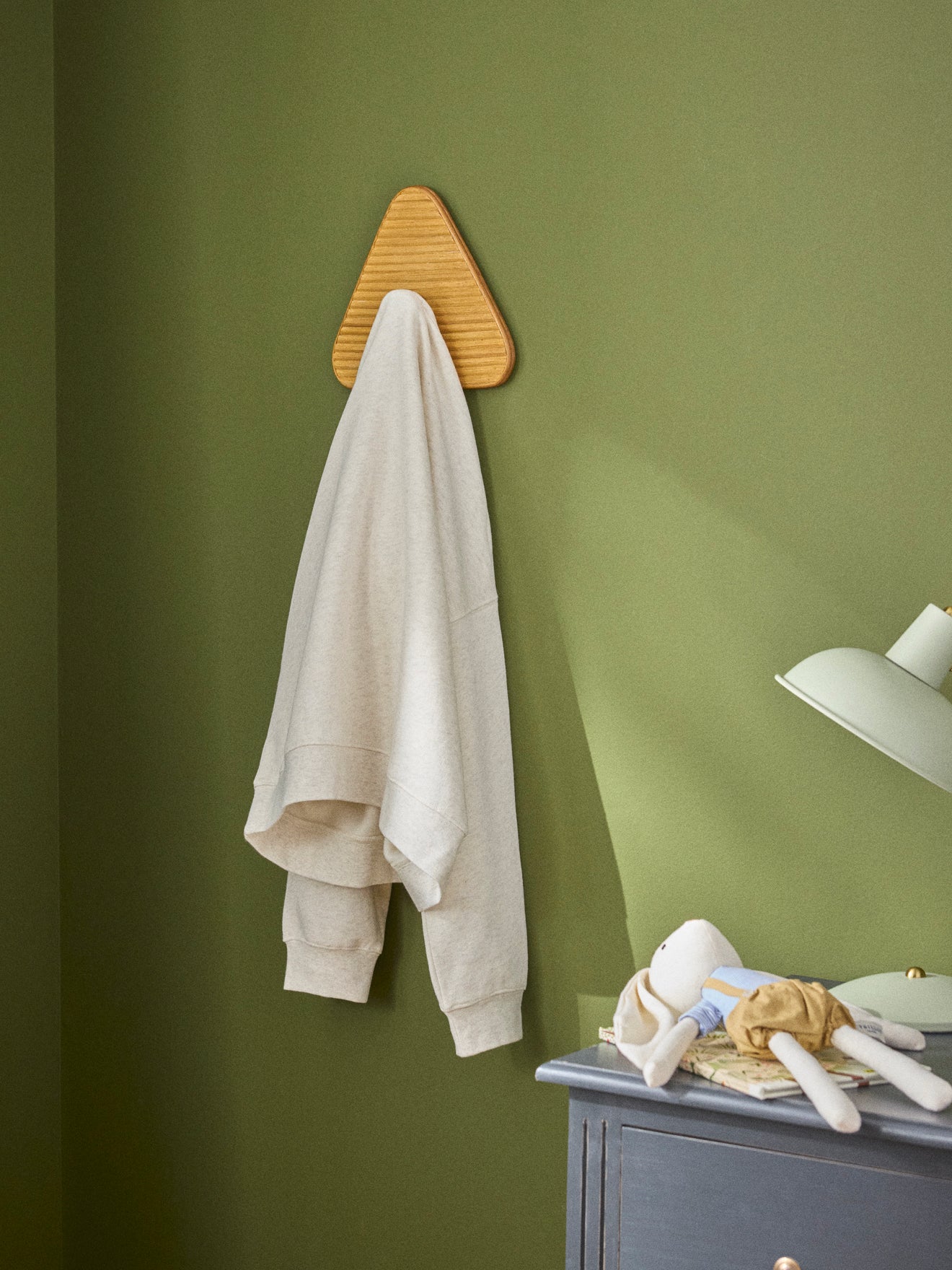Celeste wicker coat hook