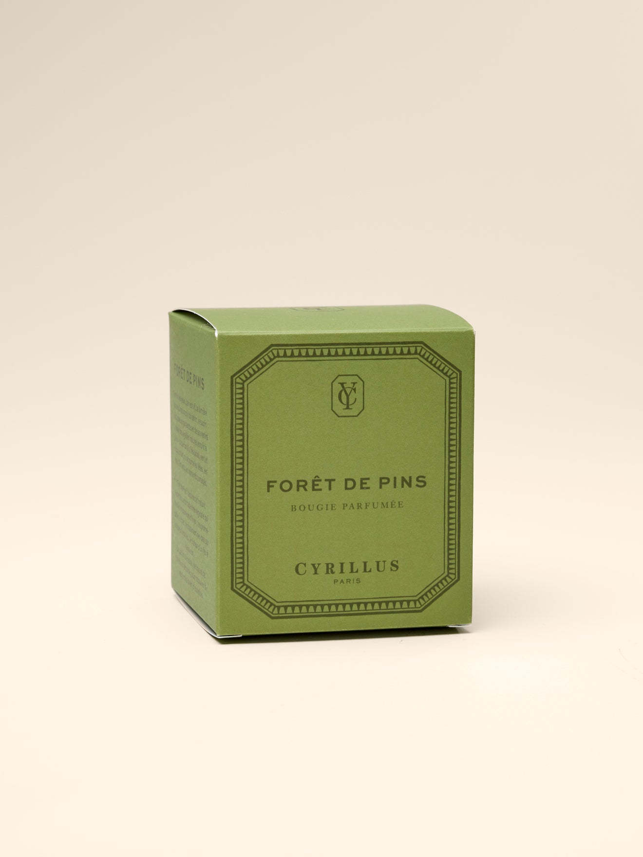 Bougie de Noël - Forêt de pins