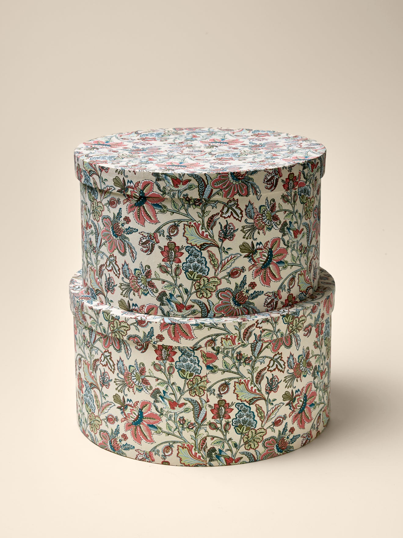 Boîte ronde en papier "Augustine" - lot de 2