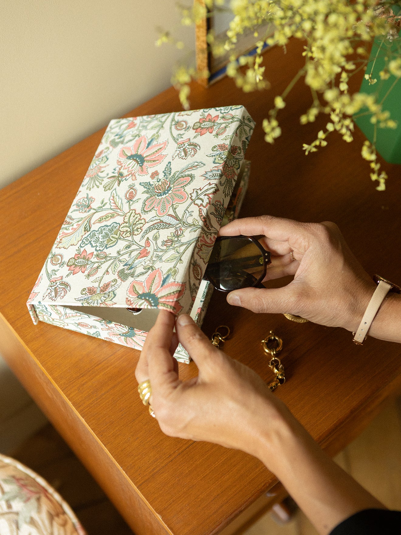 Boîte à bijoux en papier "Augustine"