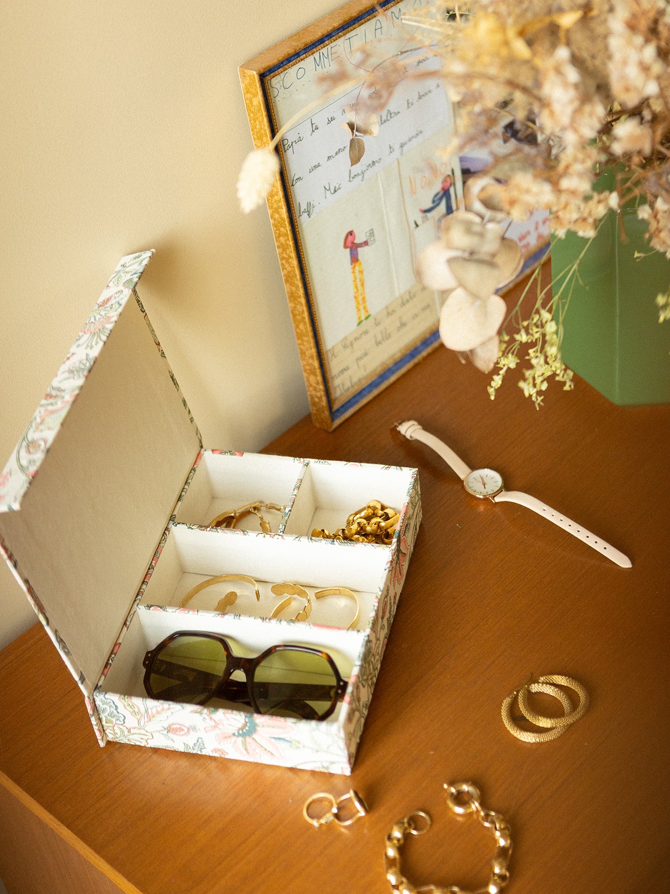 Boîte à bijoux en papier "Augustine"