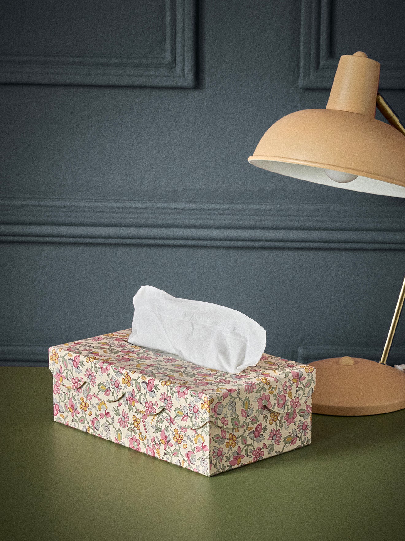 Printed tissue box