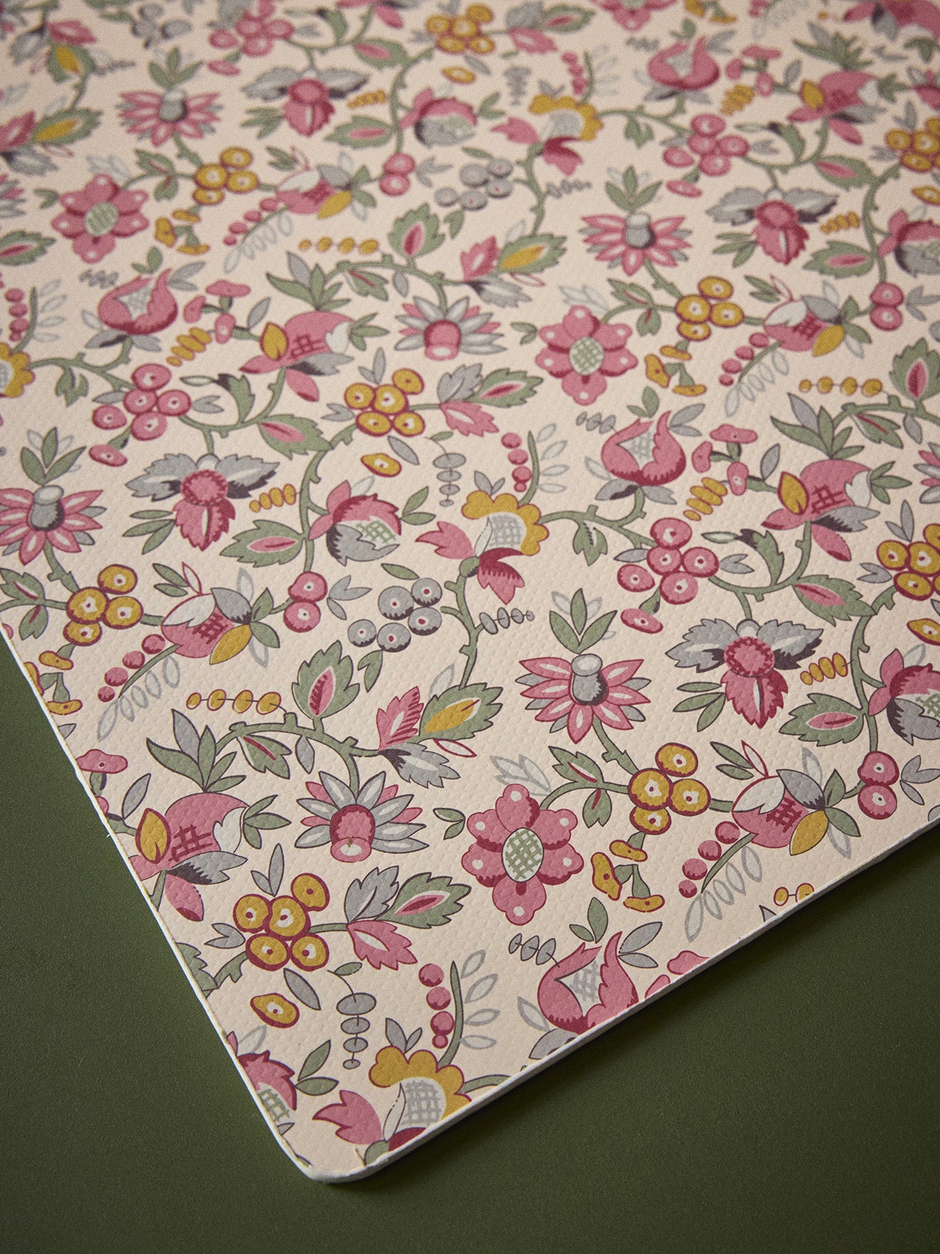 Printed paper desk mat